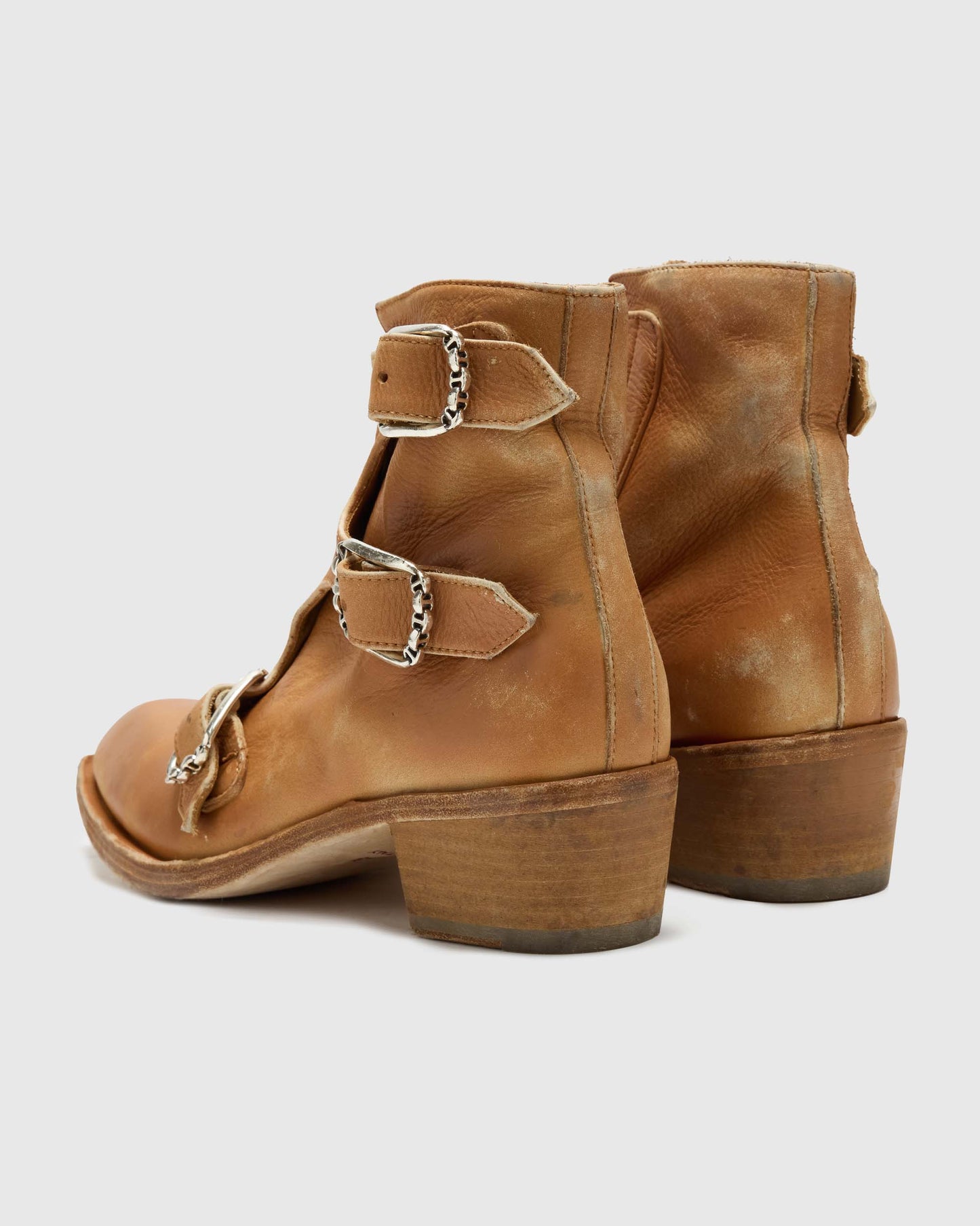 MONKSTRAP BOOTS IN COGNAC