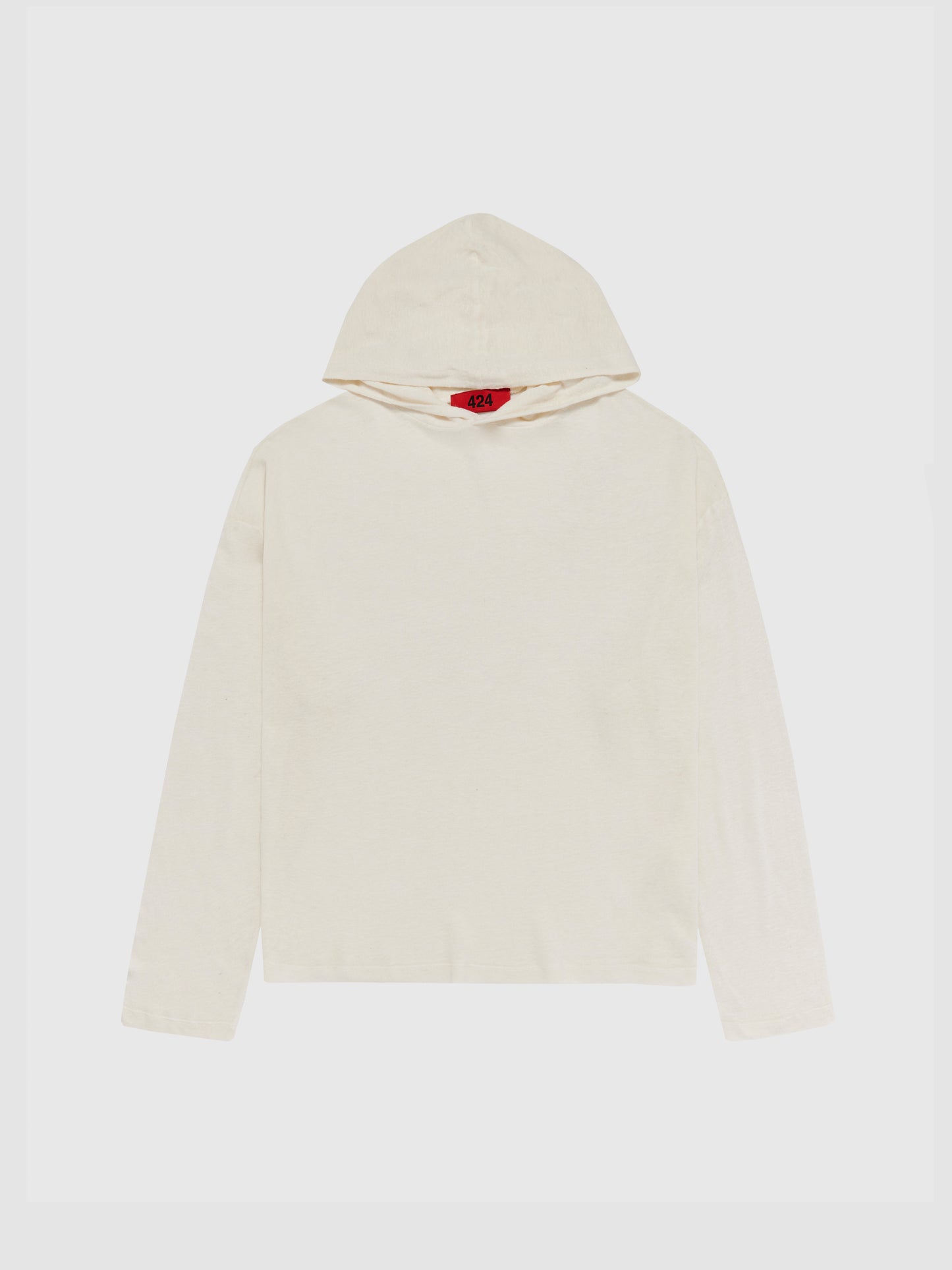 WHITE HOOD LONG SLEEVE