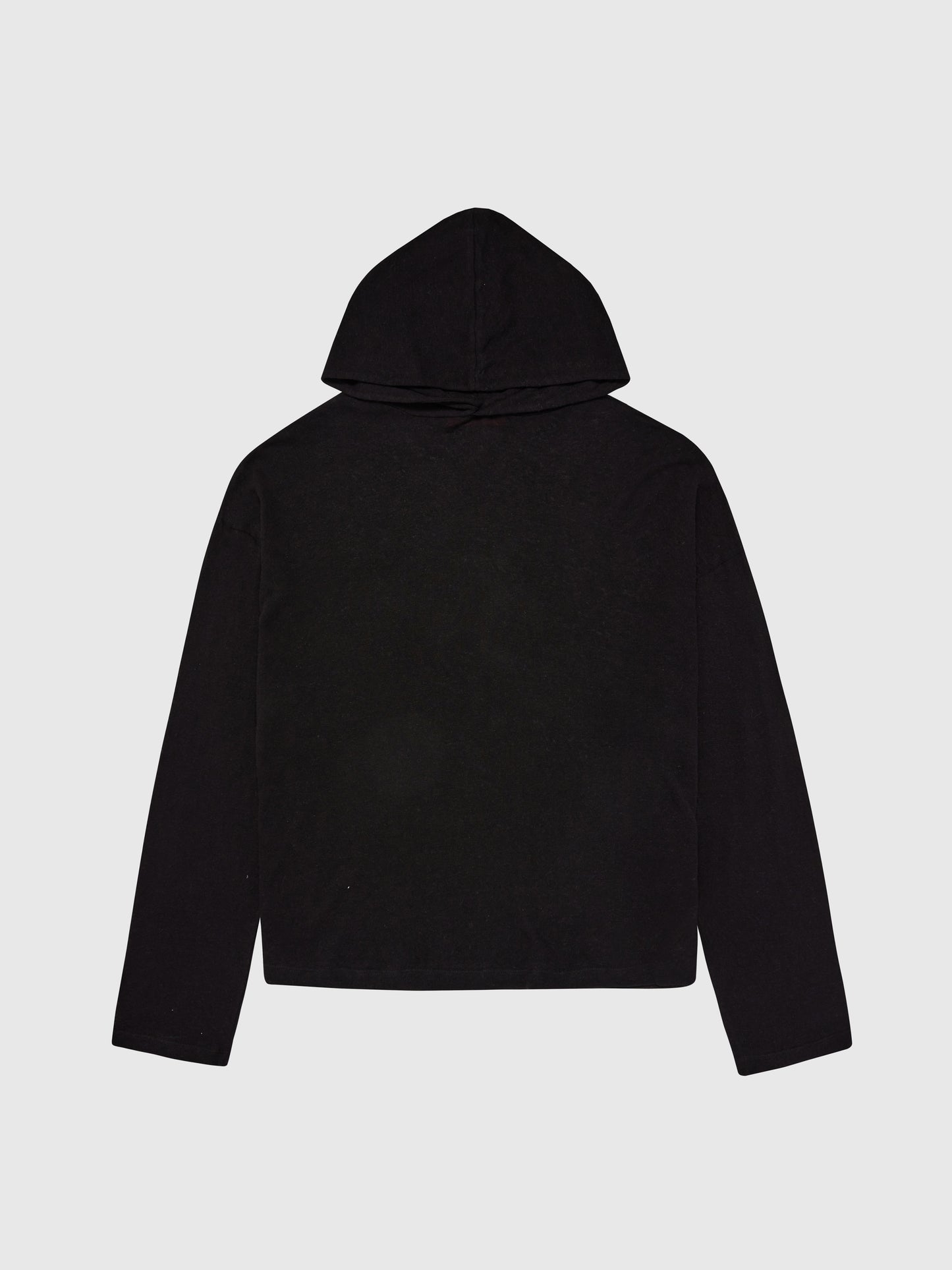 BLACK HOOD LONG SLEEVE