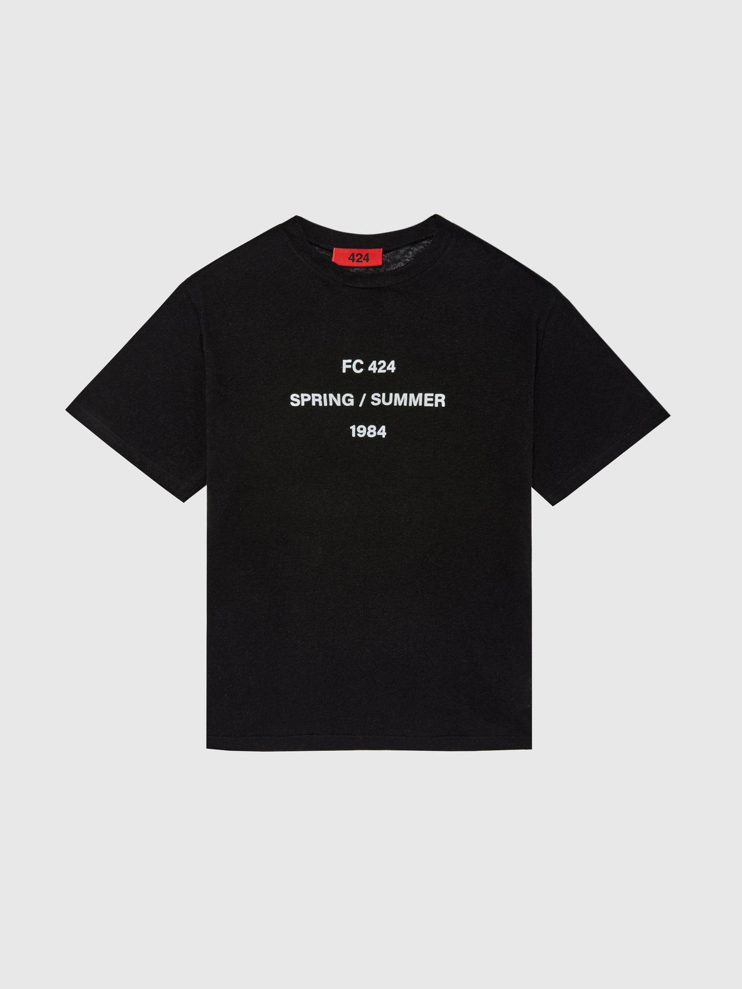 BLACK IMPRINTED TEE