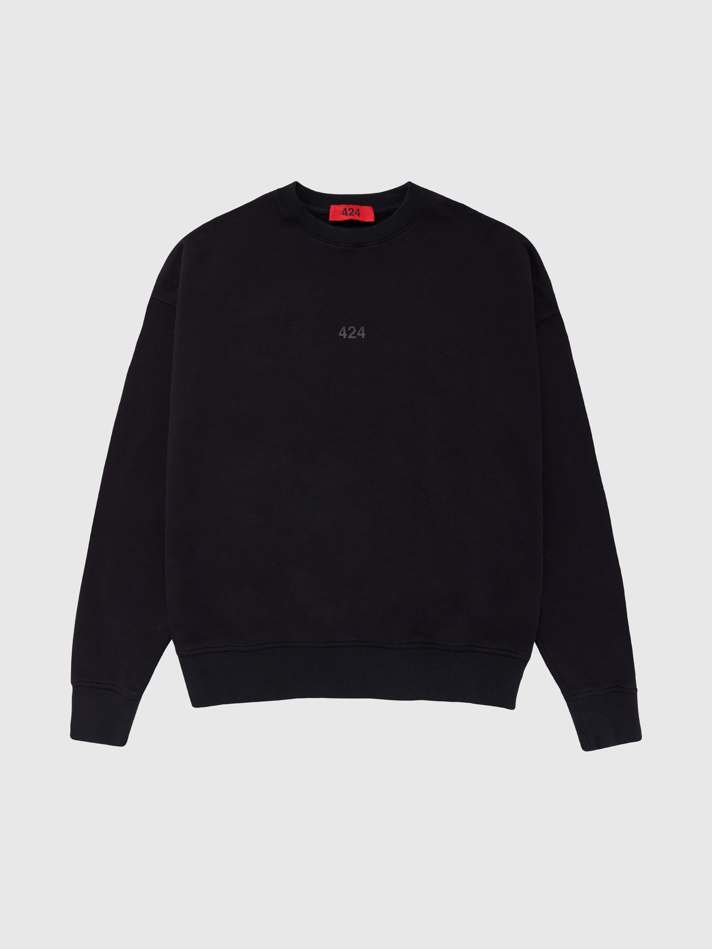 BLACK LOGO CREWNECK