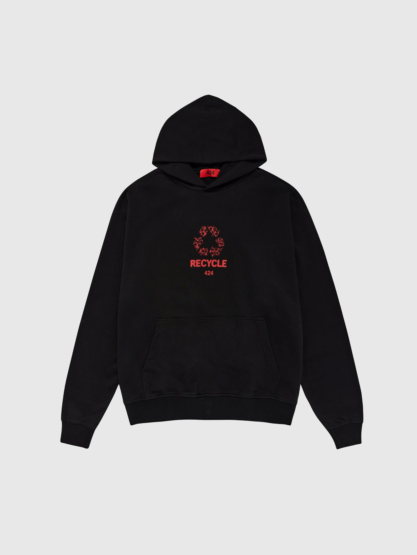 BLACK GRAPHIC HOODIE