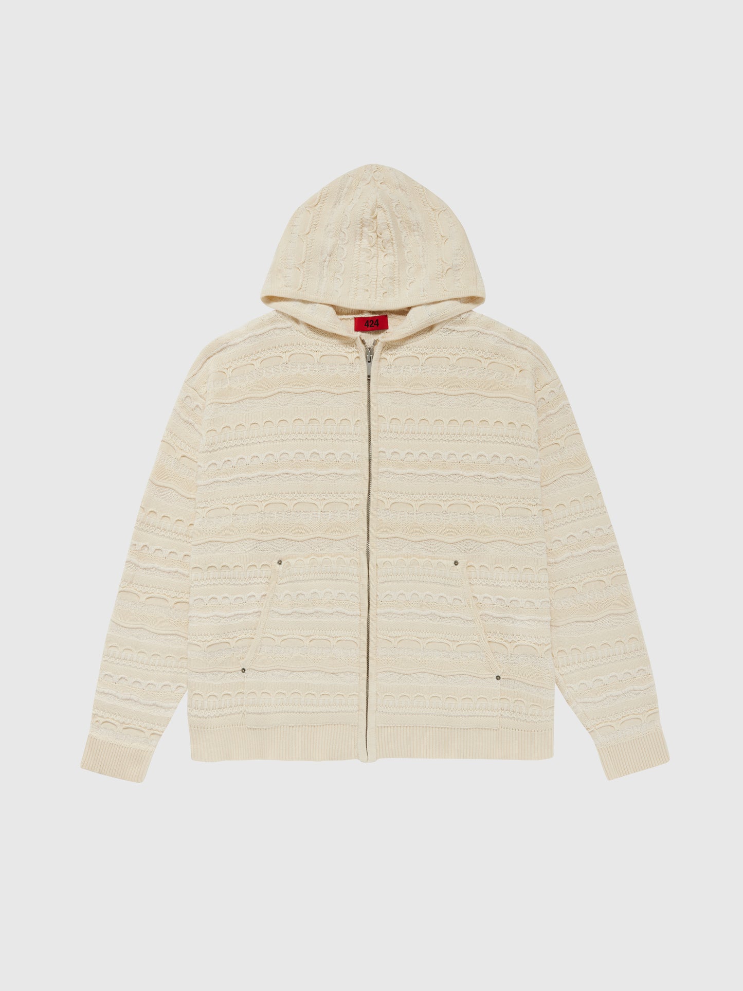 OFFWHITE HEAVYWEIGHT KNIT HOODIE