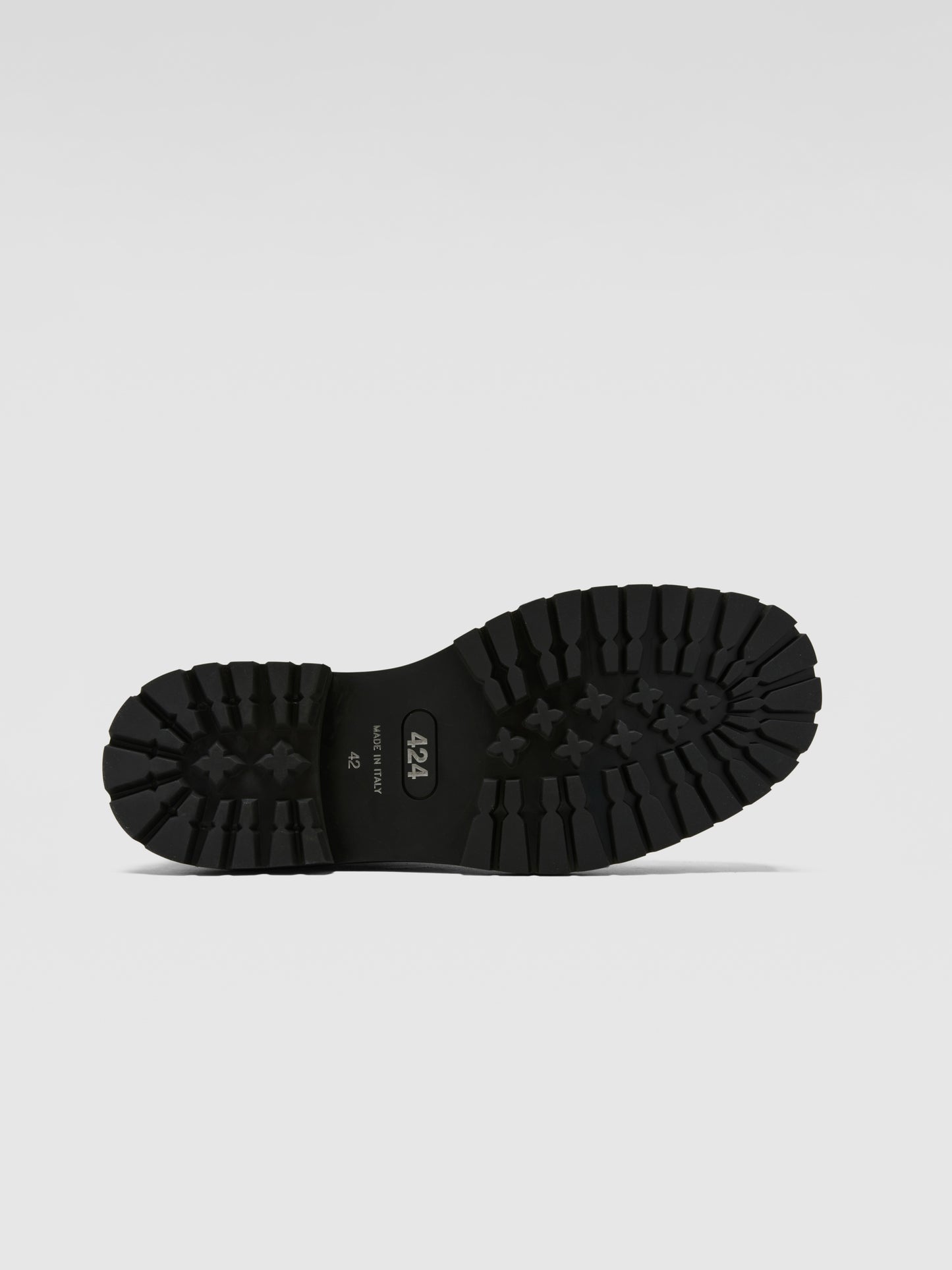 BLACK DISTRESSED OVERLAY MARATHON BOOTS