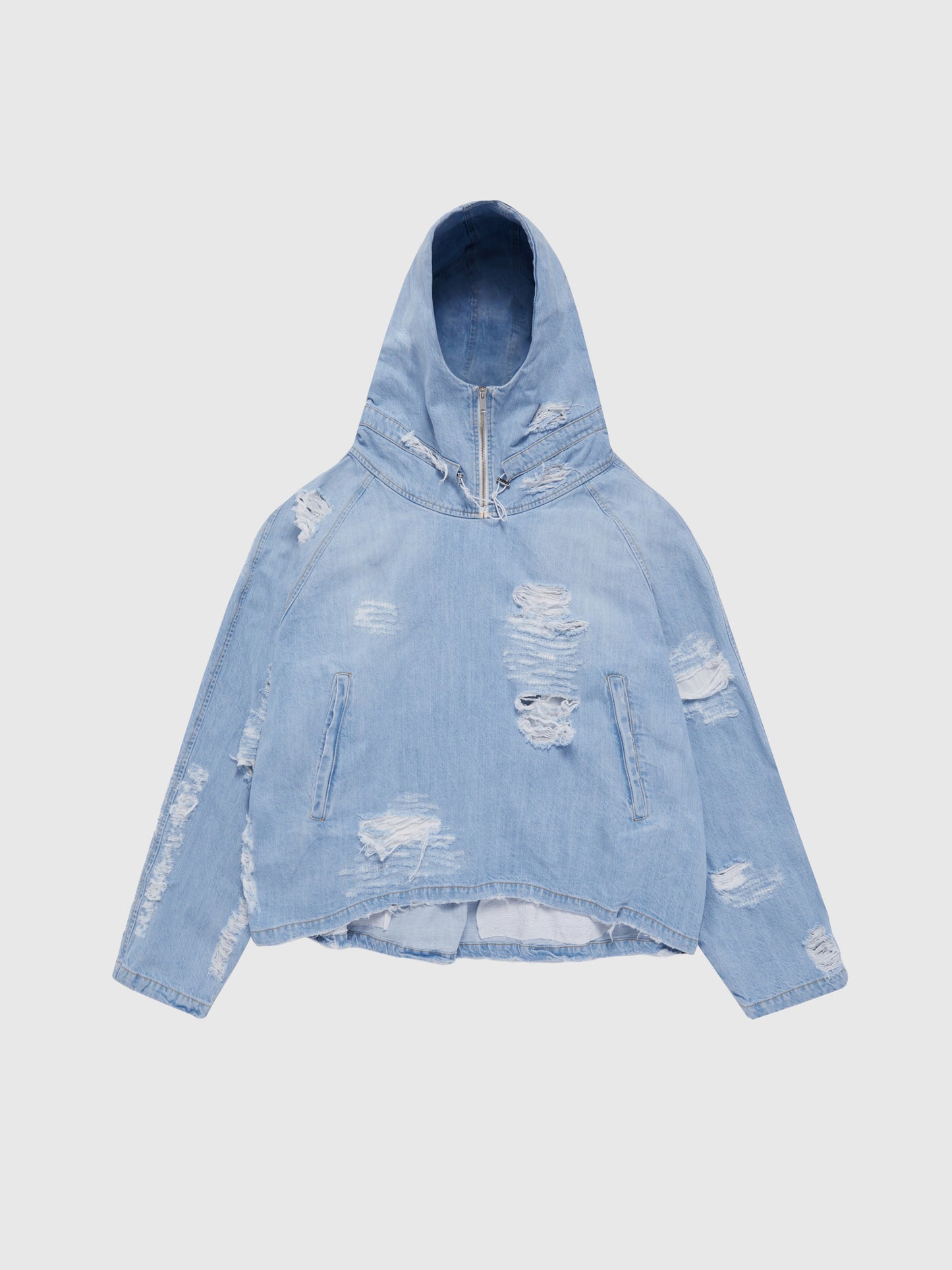 DISTRESSED DENIM JACKET