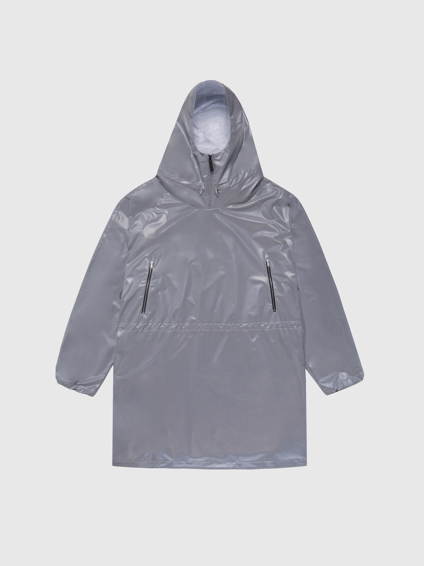 SILVER IRIDESCENT COAT