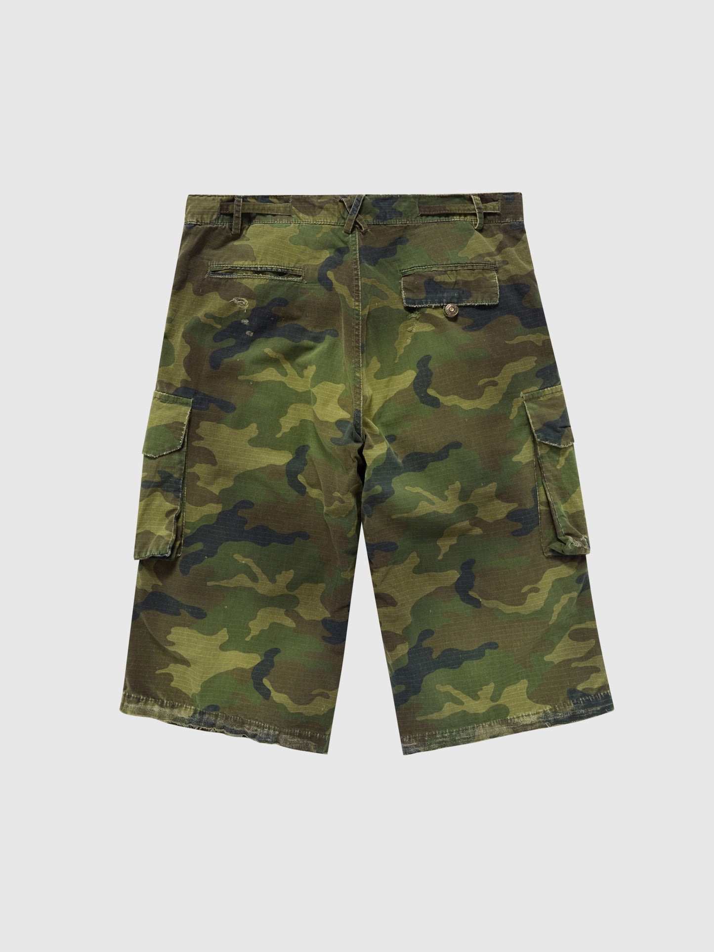 424 Cargo Bermudas Washed Camouflage