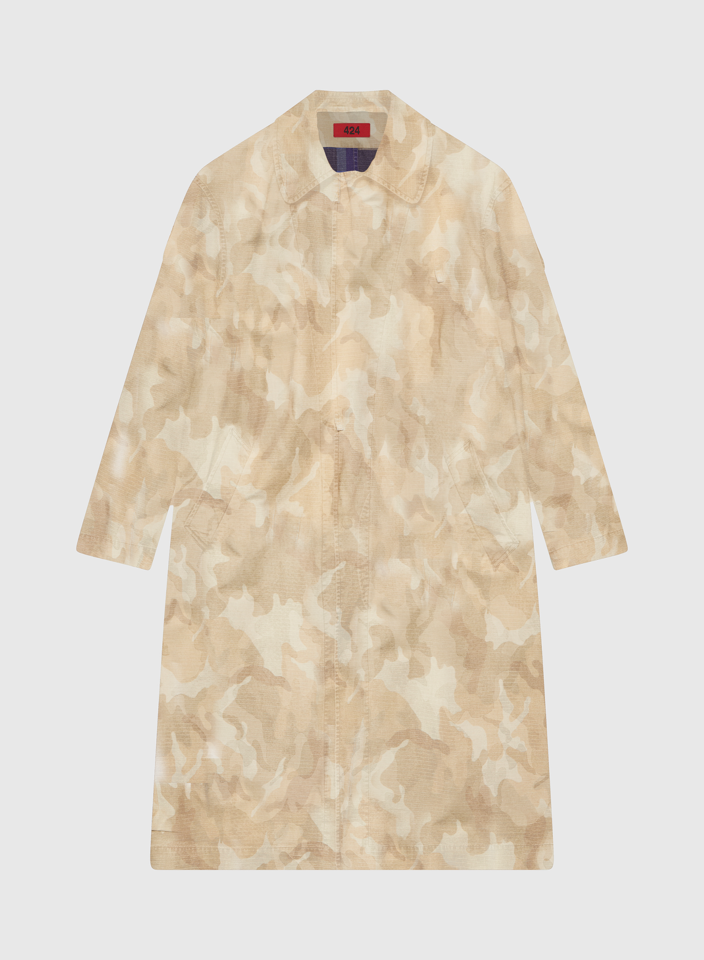 Clean Trench Reversible Sand Camo Stone Washed