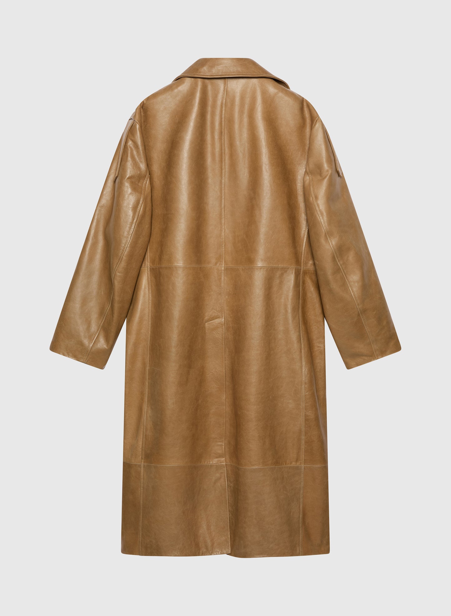 Light Trench Leather Ocra