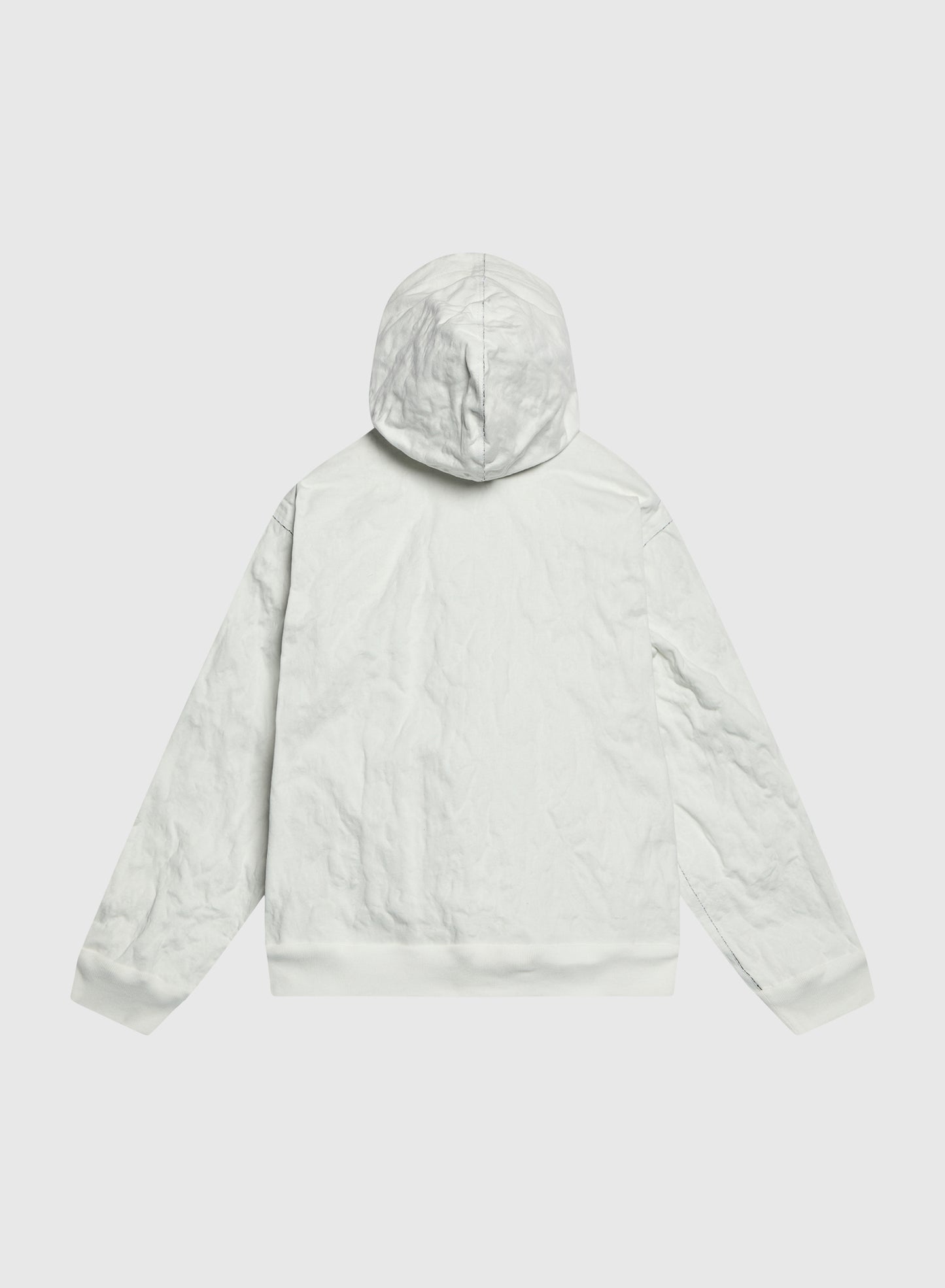 MOLDED WRAPPED HOODIE SALT WHITE