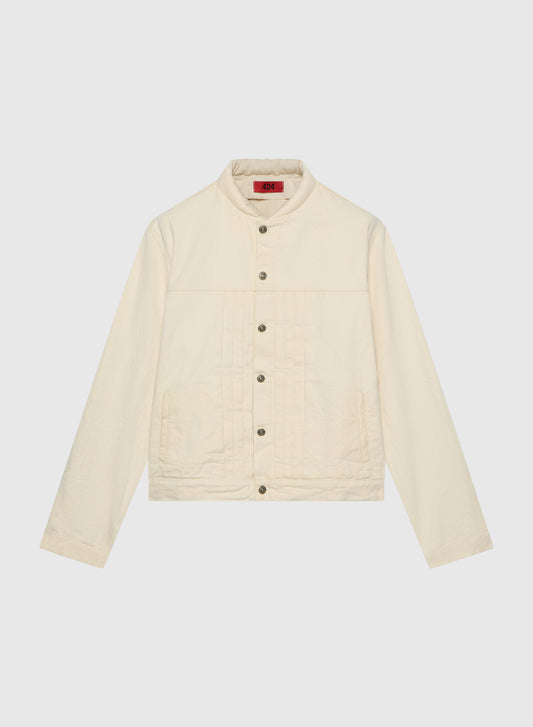 424 Collection Denim Trucker Salt White Rinse