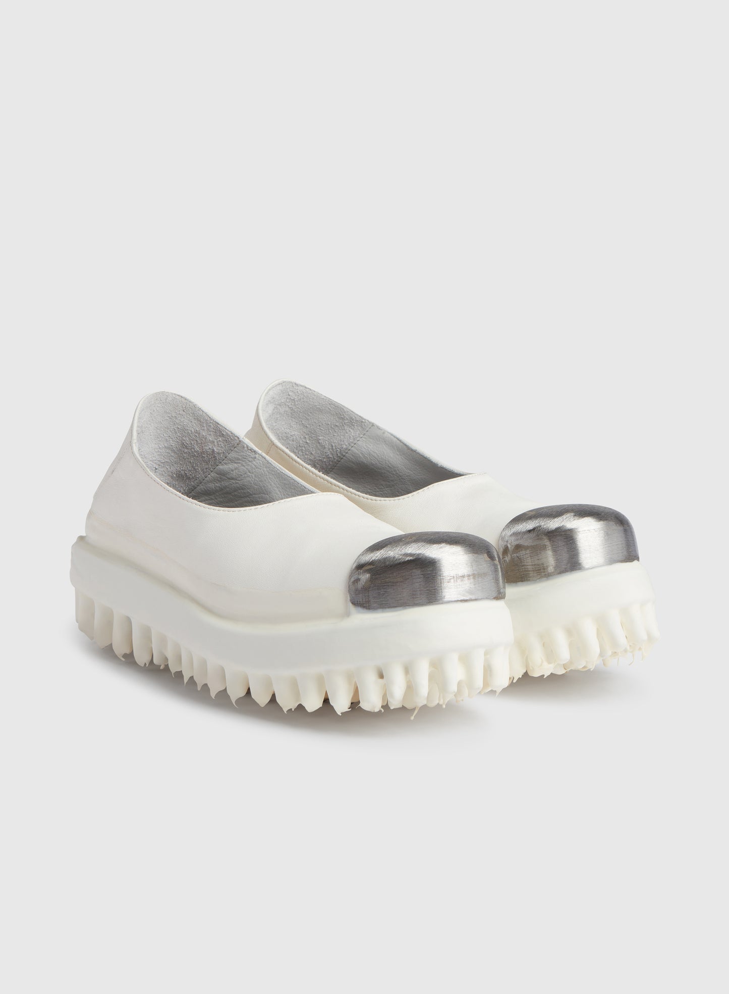 Miner Leather Slip On White