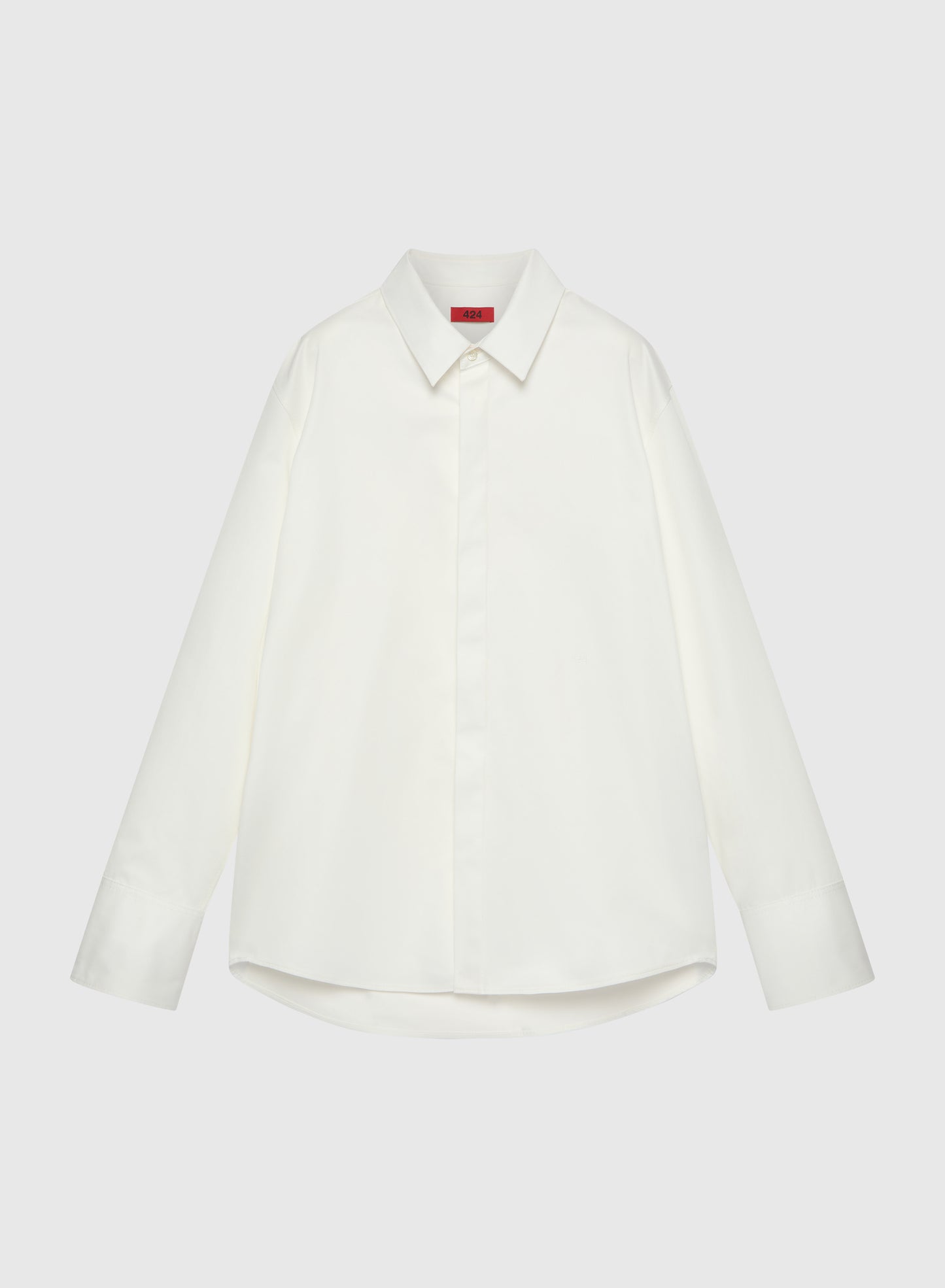 424 Regular Shirt Salt White