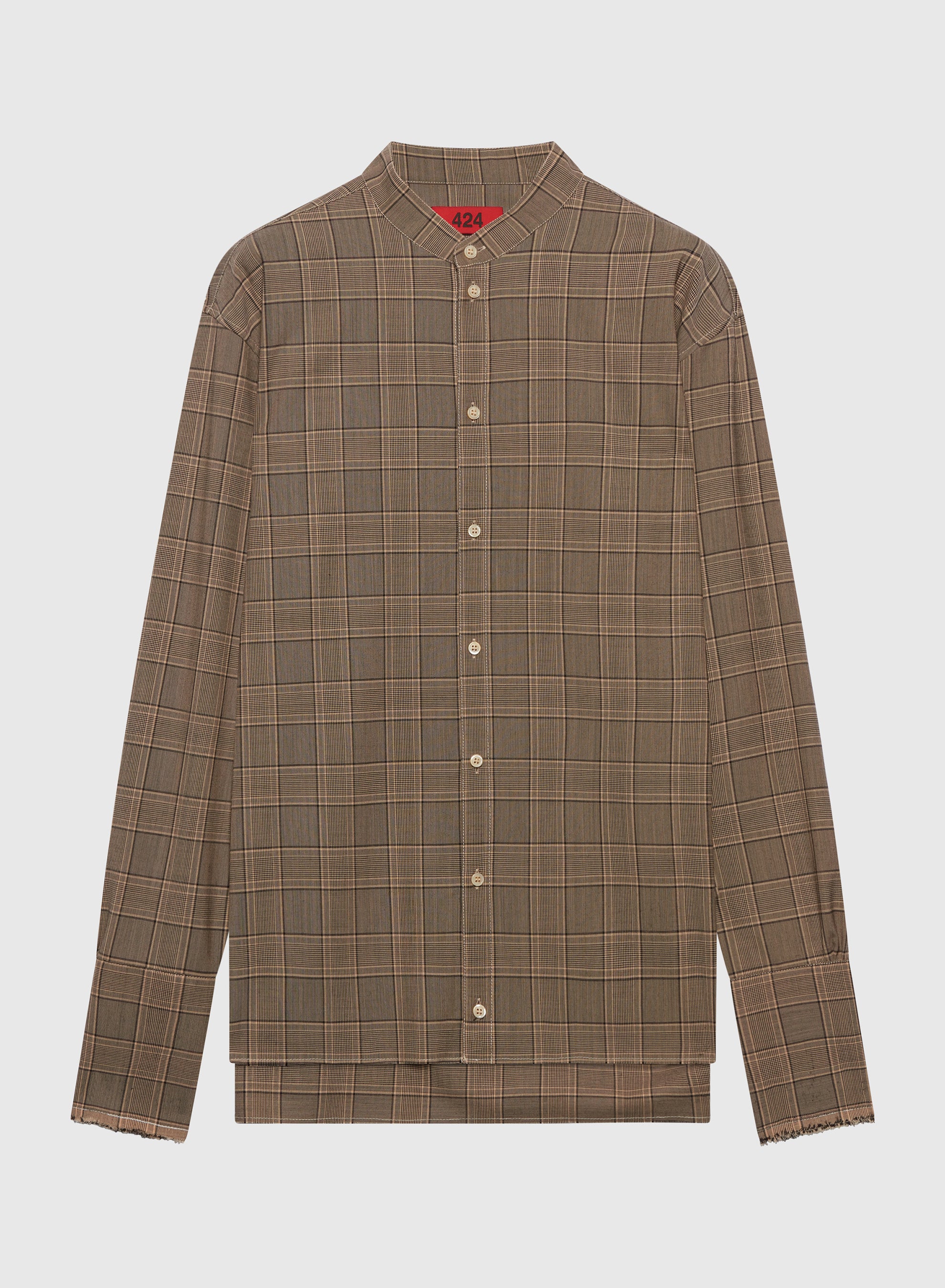 大人気新作 Checkered Button up Shirt by 424 トップス