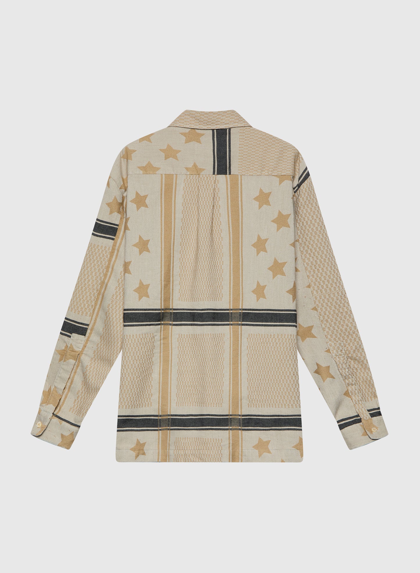 424 Overshirt Sand Navy Dye
