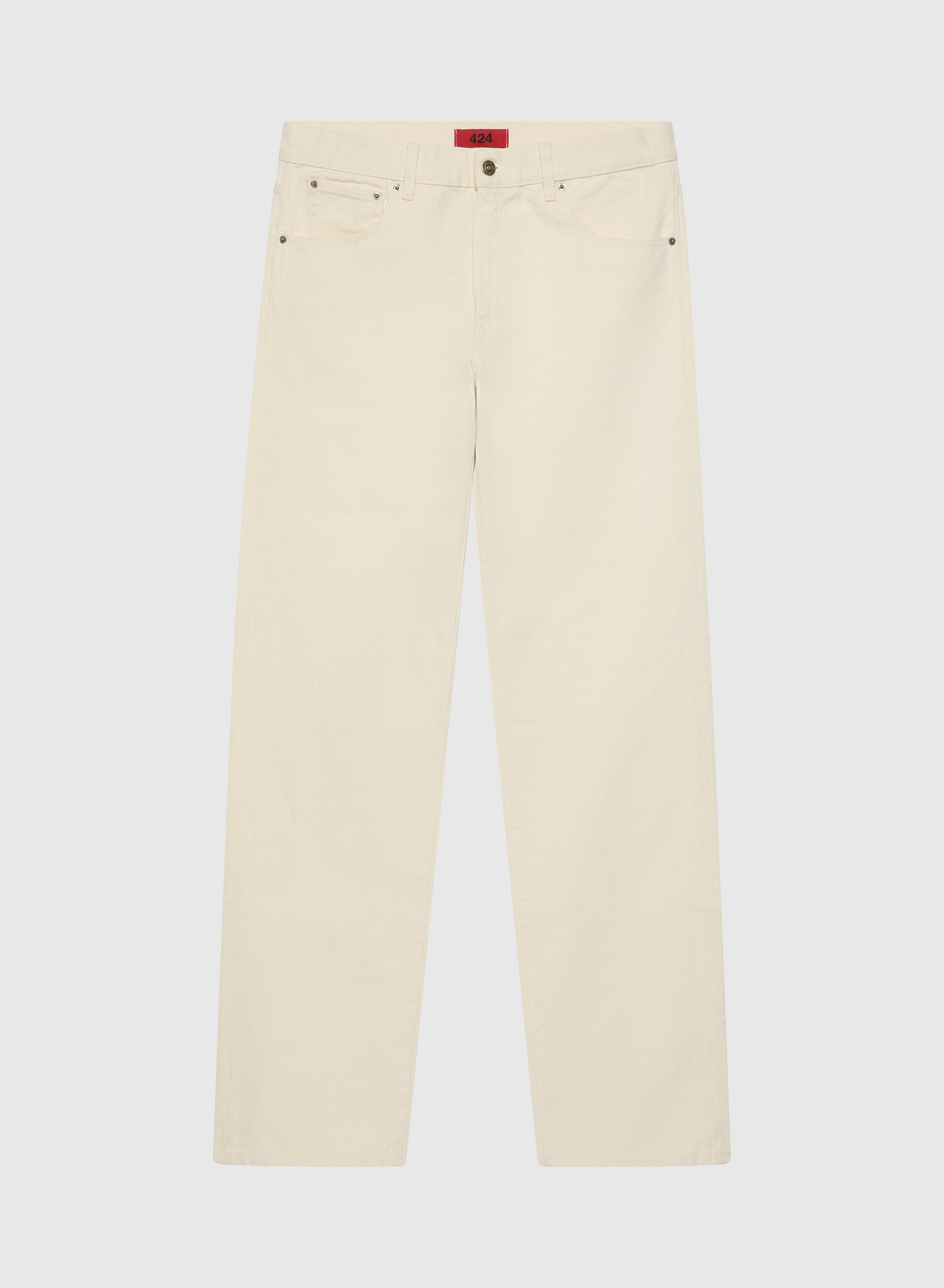 COLLECTION LOOSE DENIM FIVEPOCKETSALT WHITE RINSE
