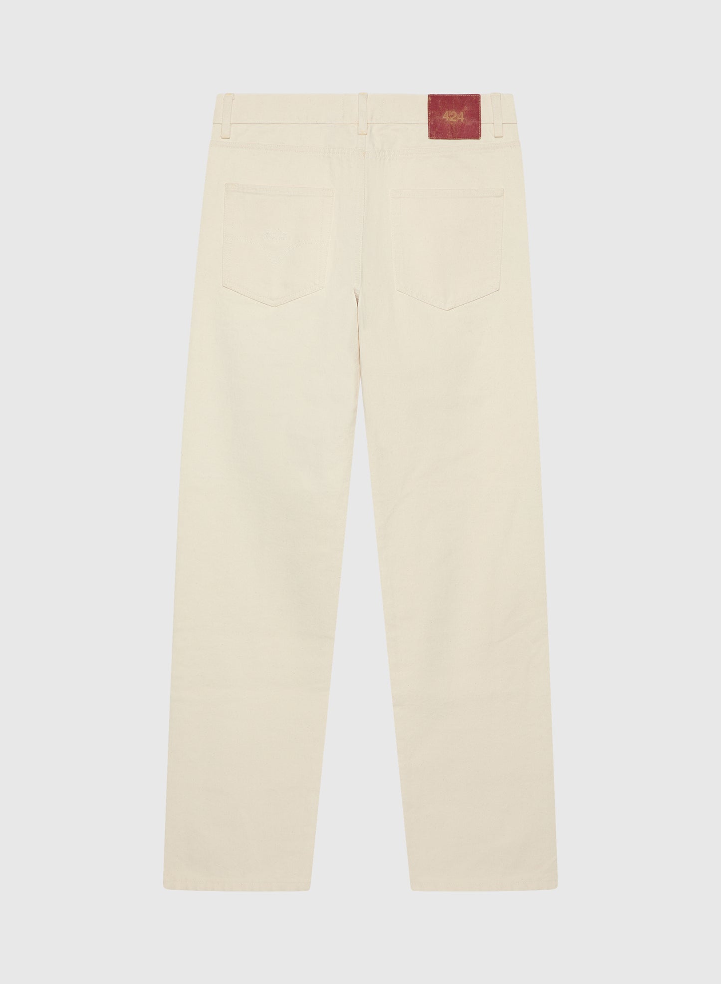 COLLECTION LOOSE DENIM FIVEPOCKETSALT WHITE RINSE