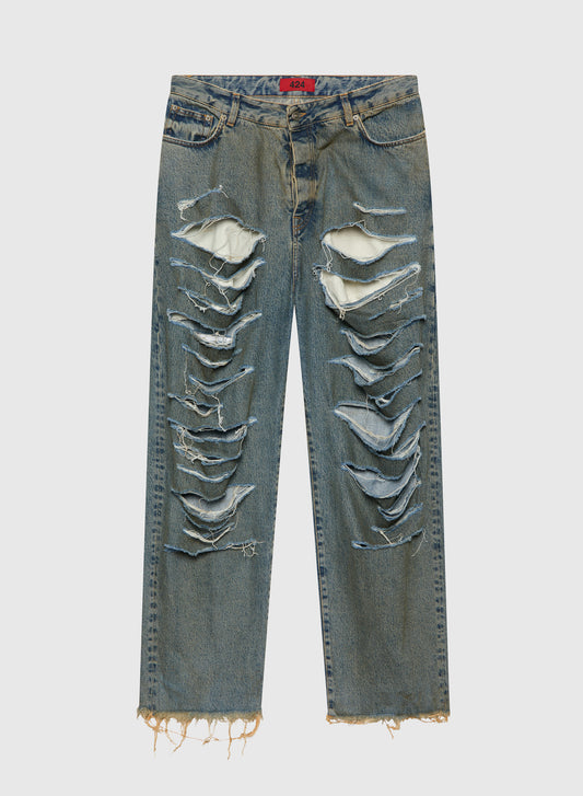 Big Daddy Denim Blue Brown Sugar Washing