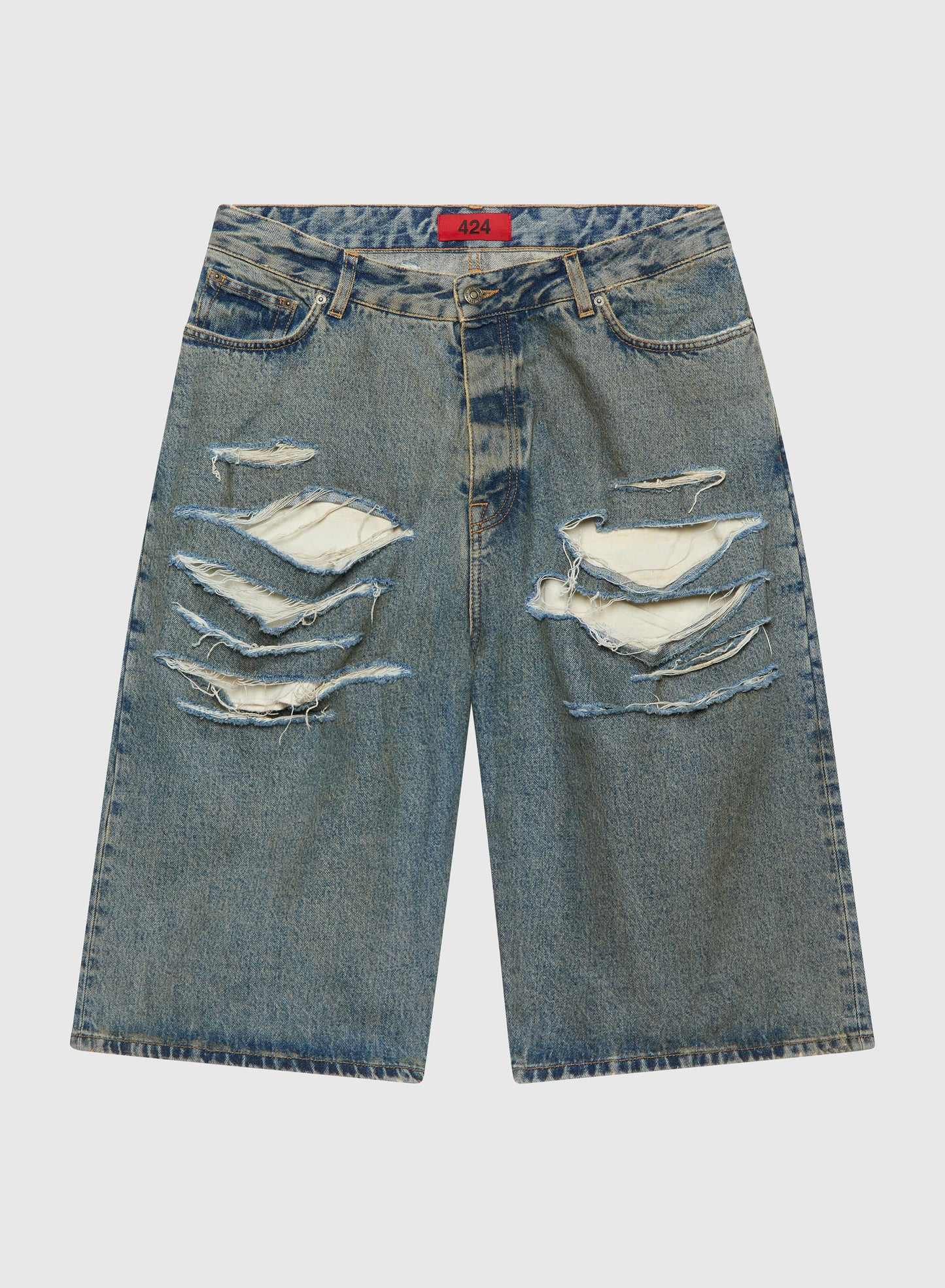 Big Daddy Denim Short Blue Brown Sugar Washing