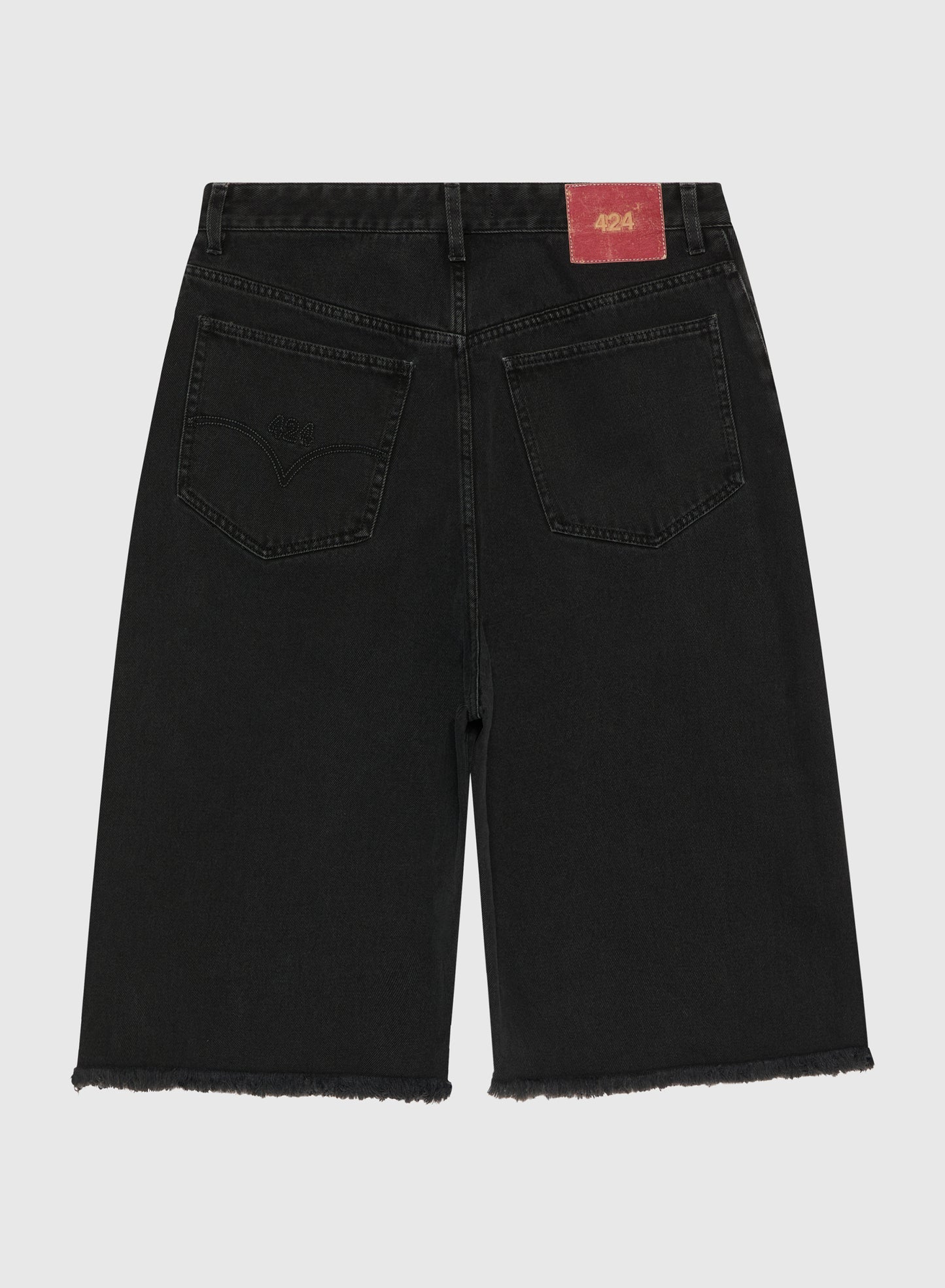 Big Daddy Denim Short Black Brown Sugar Washed