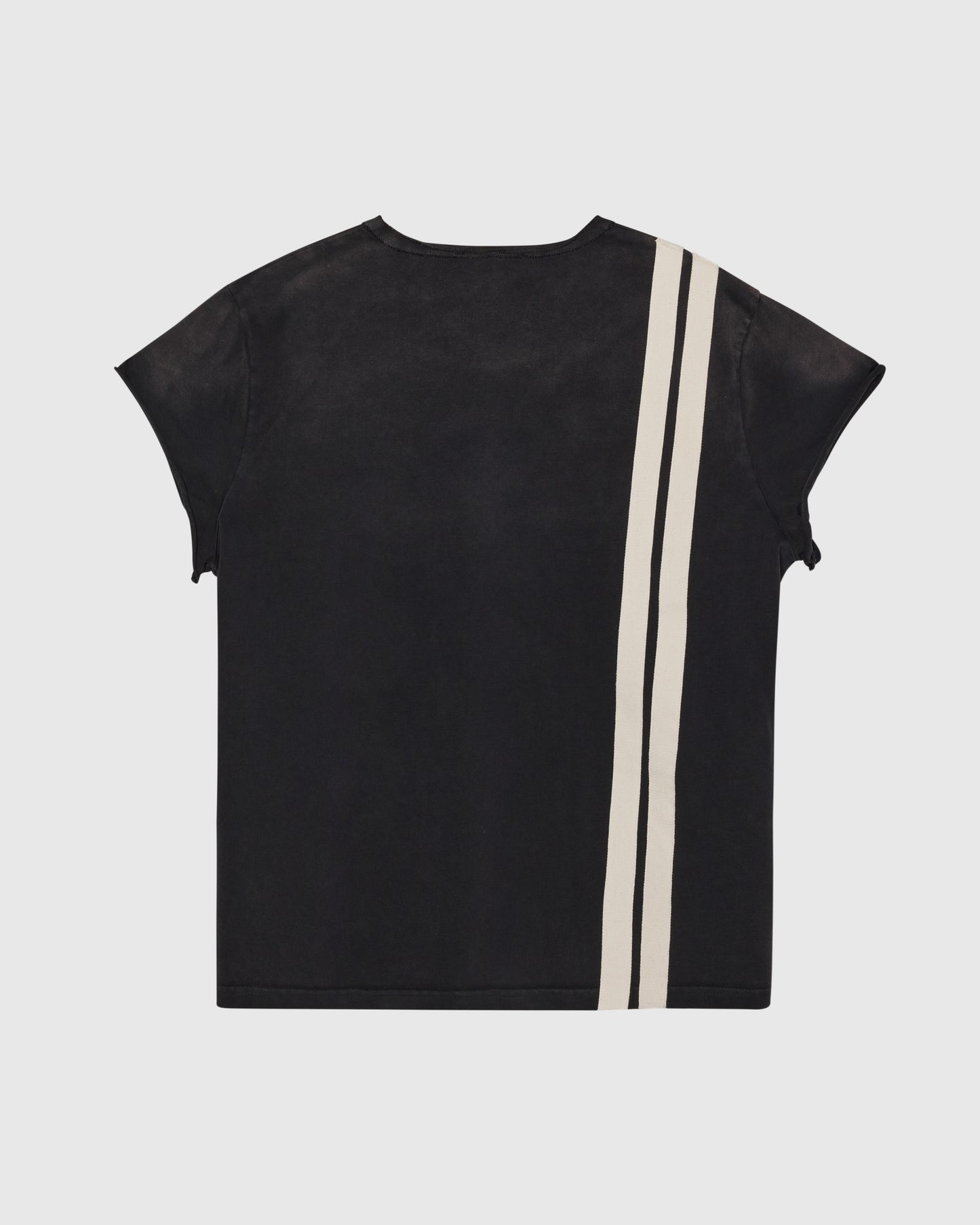 CREST CAPPED THERMAL TEE - BLACK