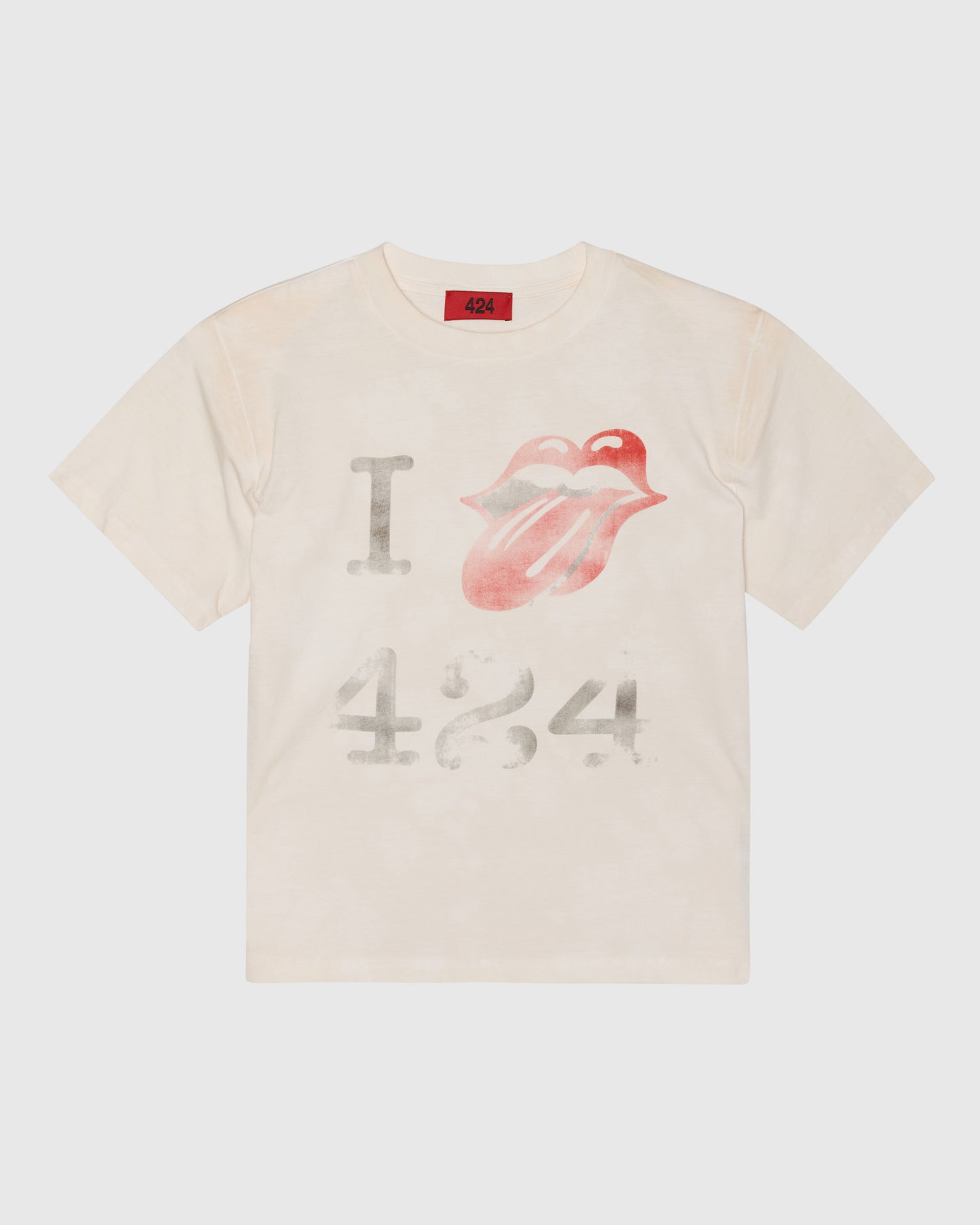 I LOVE 424 TONGUE - SALT WHITE