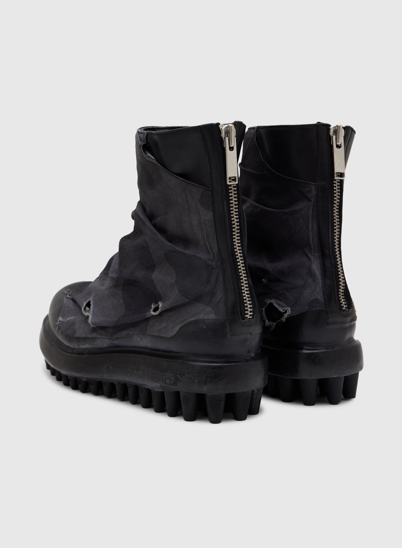 MINER MARATHON BOOTS RIP STOP CAMO IN BLACK