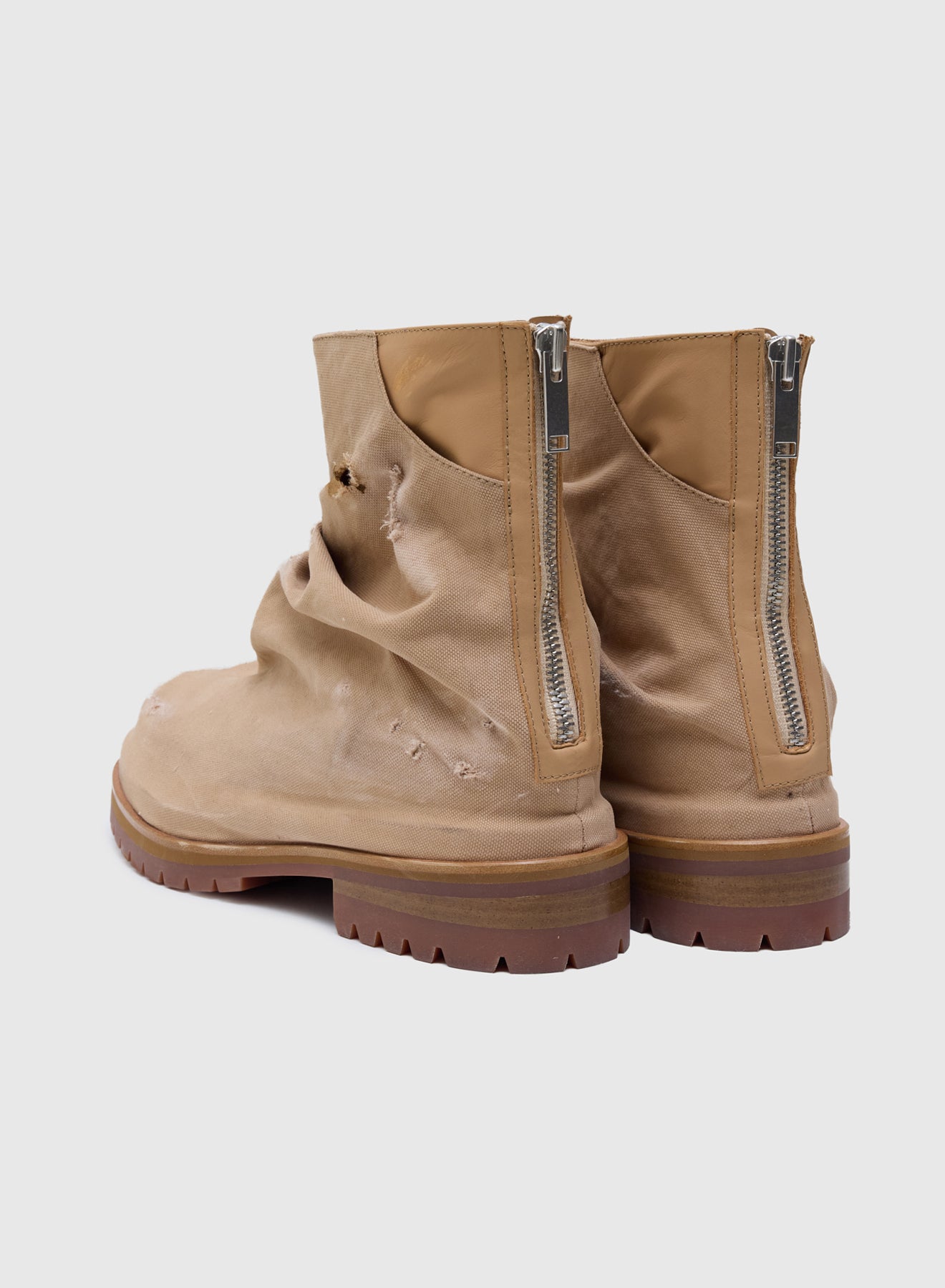 MARATHON BOOTS RAW CANVAS IN SAND