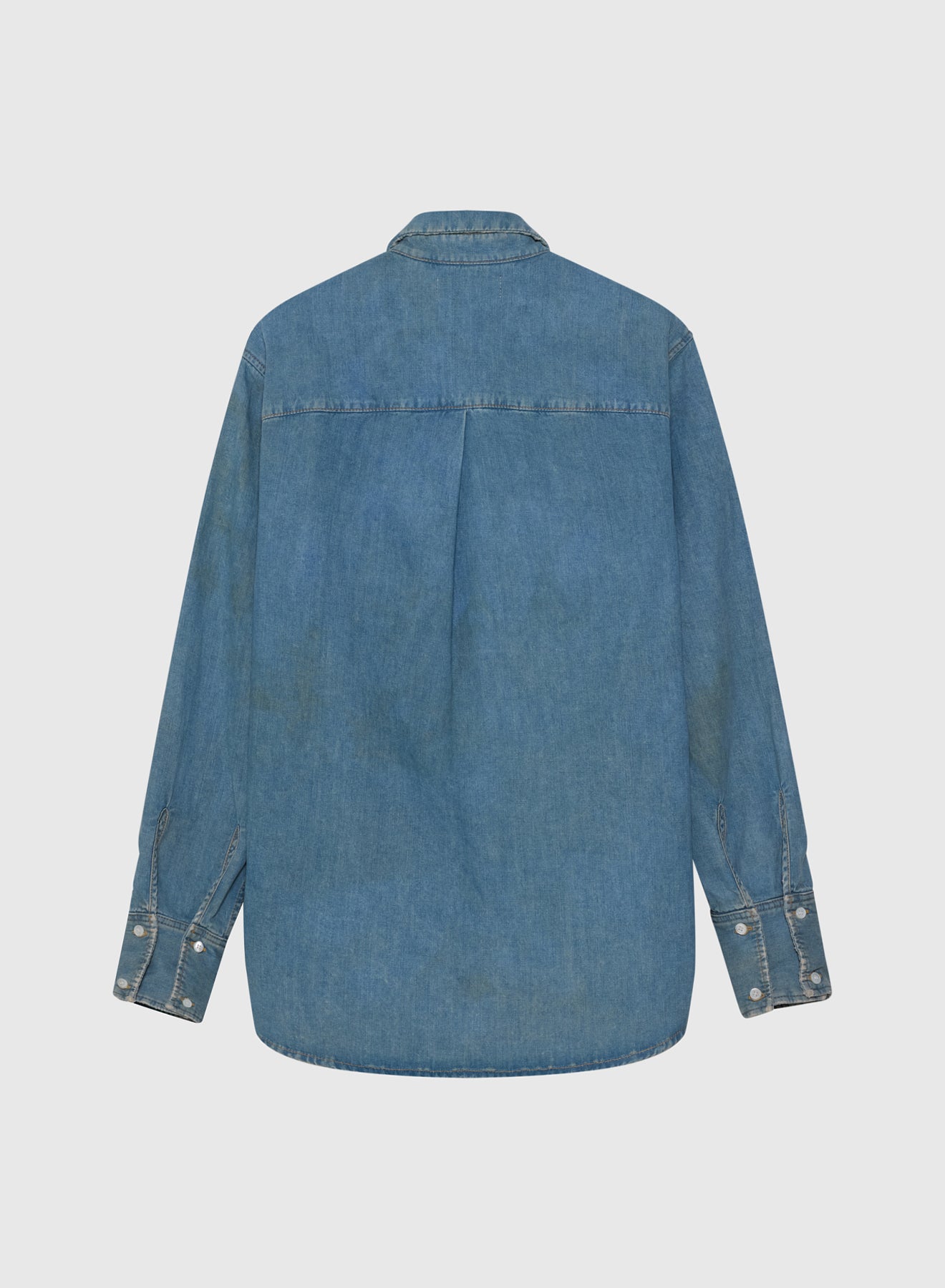 424 REGULAR SHIRT CHAMBRAY IN BLEACHED BLUE