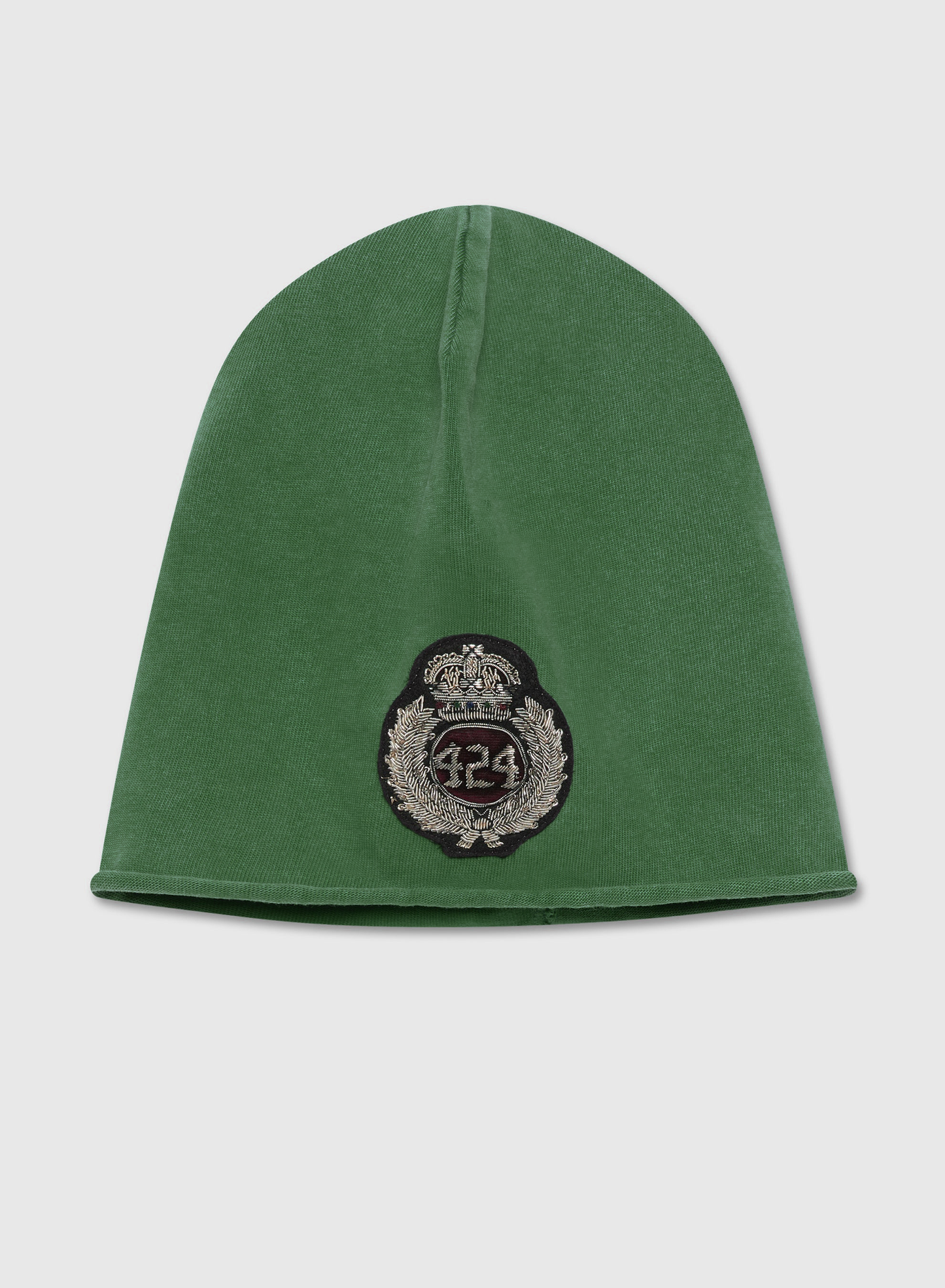 JERSEY BEANIE PATCH VINTAGE GREEN