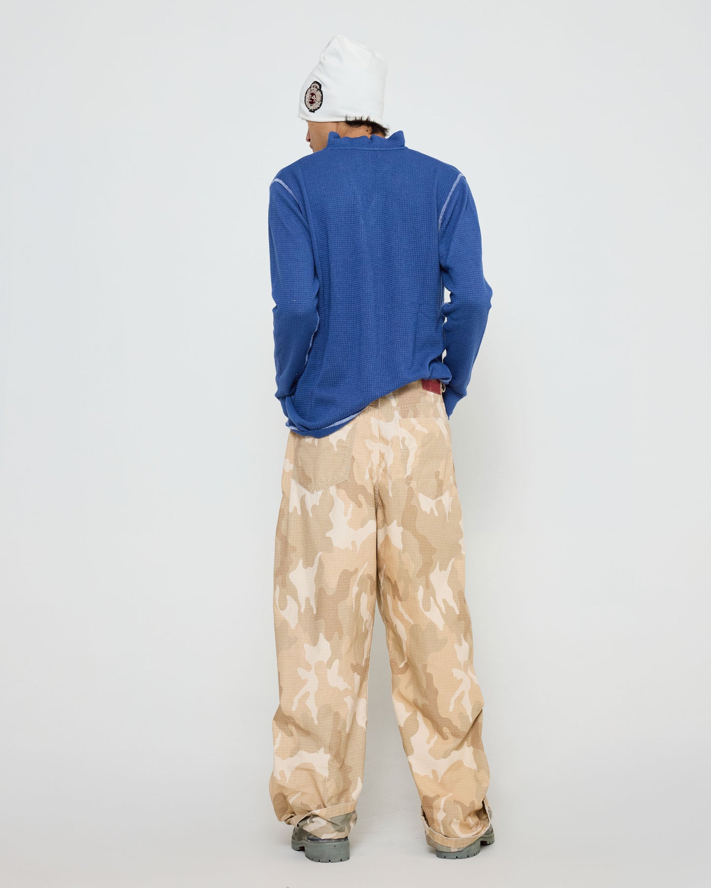 Big Daddy Reversible Pant Sand Camo Stone Washed