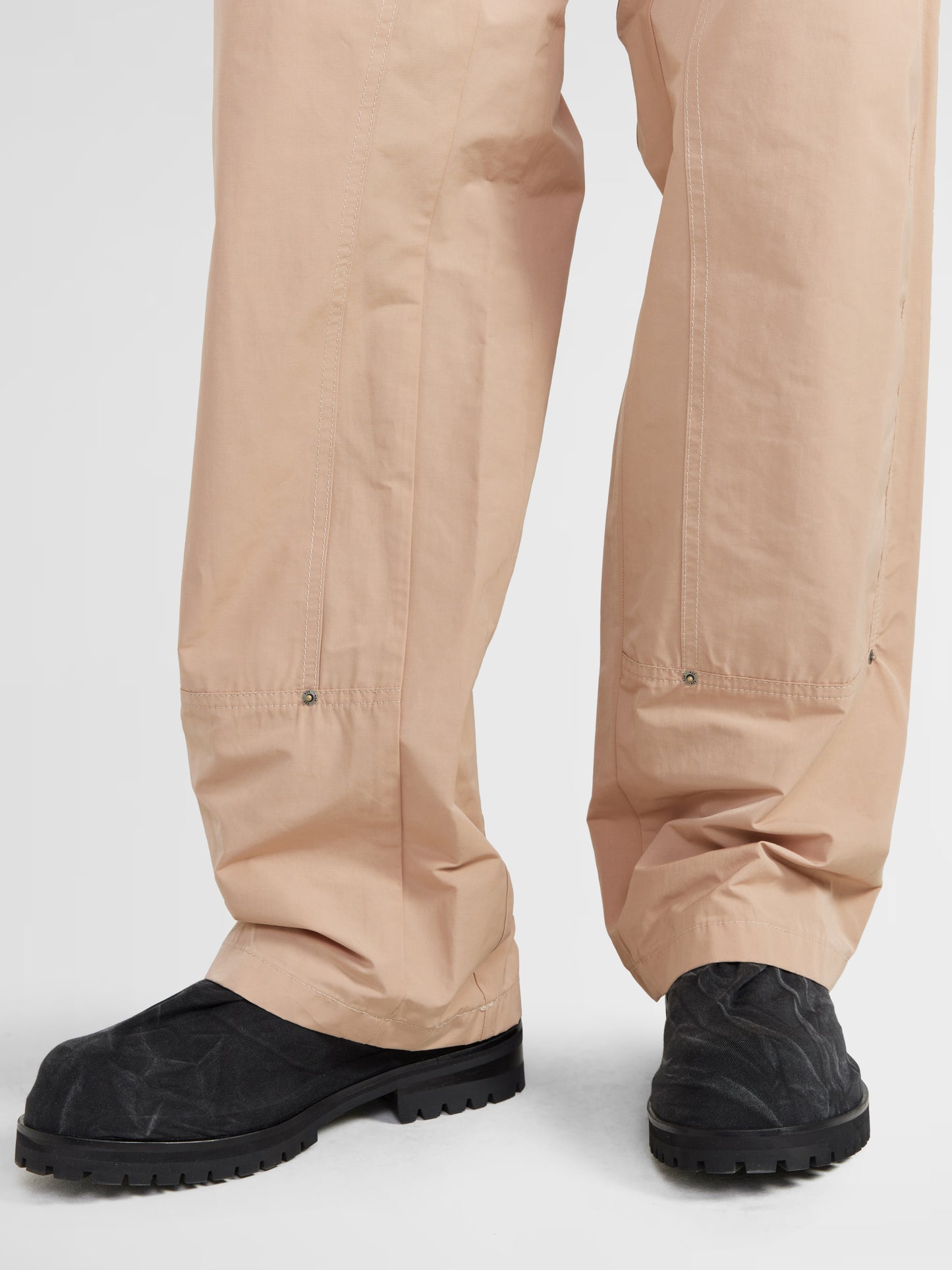 BEIGE PANELED TROUSERES