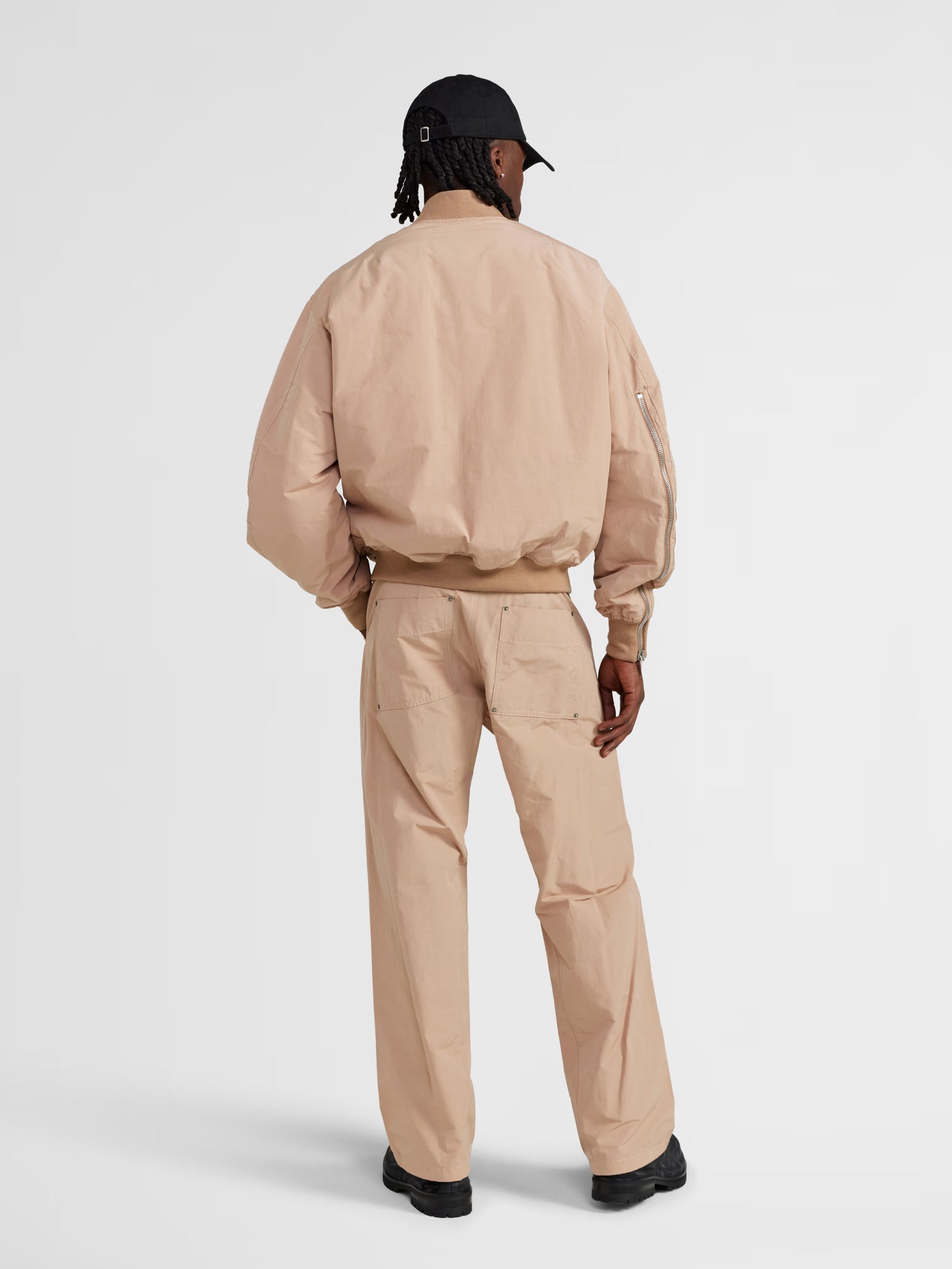 BEIGE PANELED TROUSERES