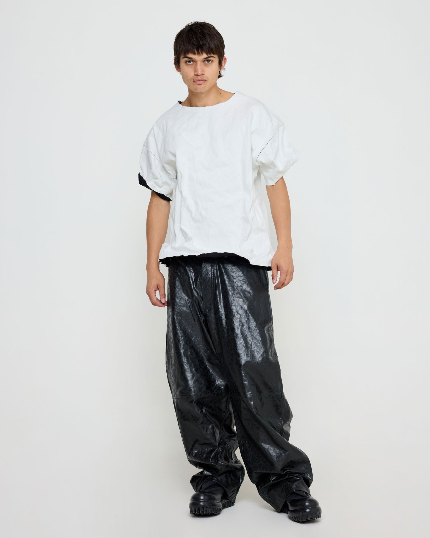 MOLDED OVERSIZE TEE SALT WHITE