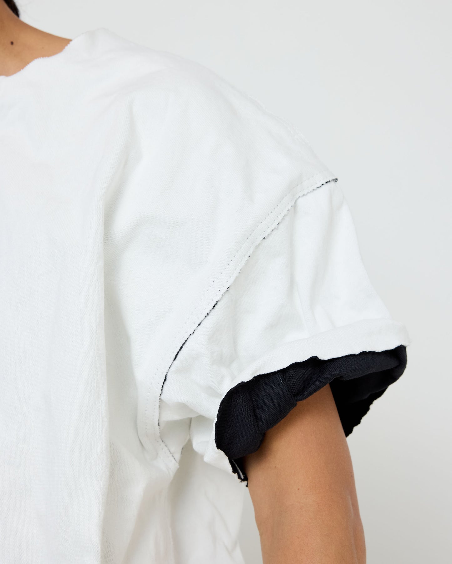 MOLDED OVERSIZE TEE SALT WHITE