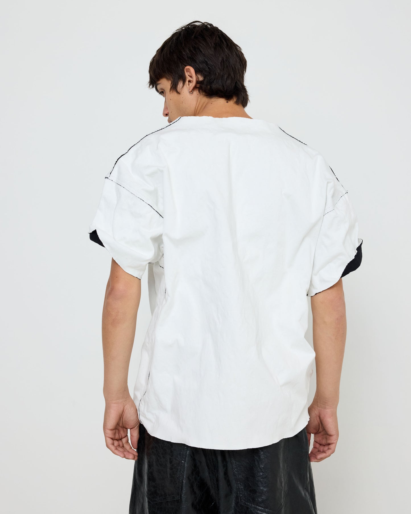 MOLDED OVERSIZE TEE SALT WHITE