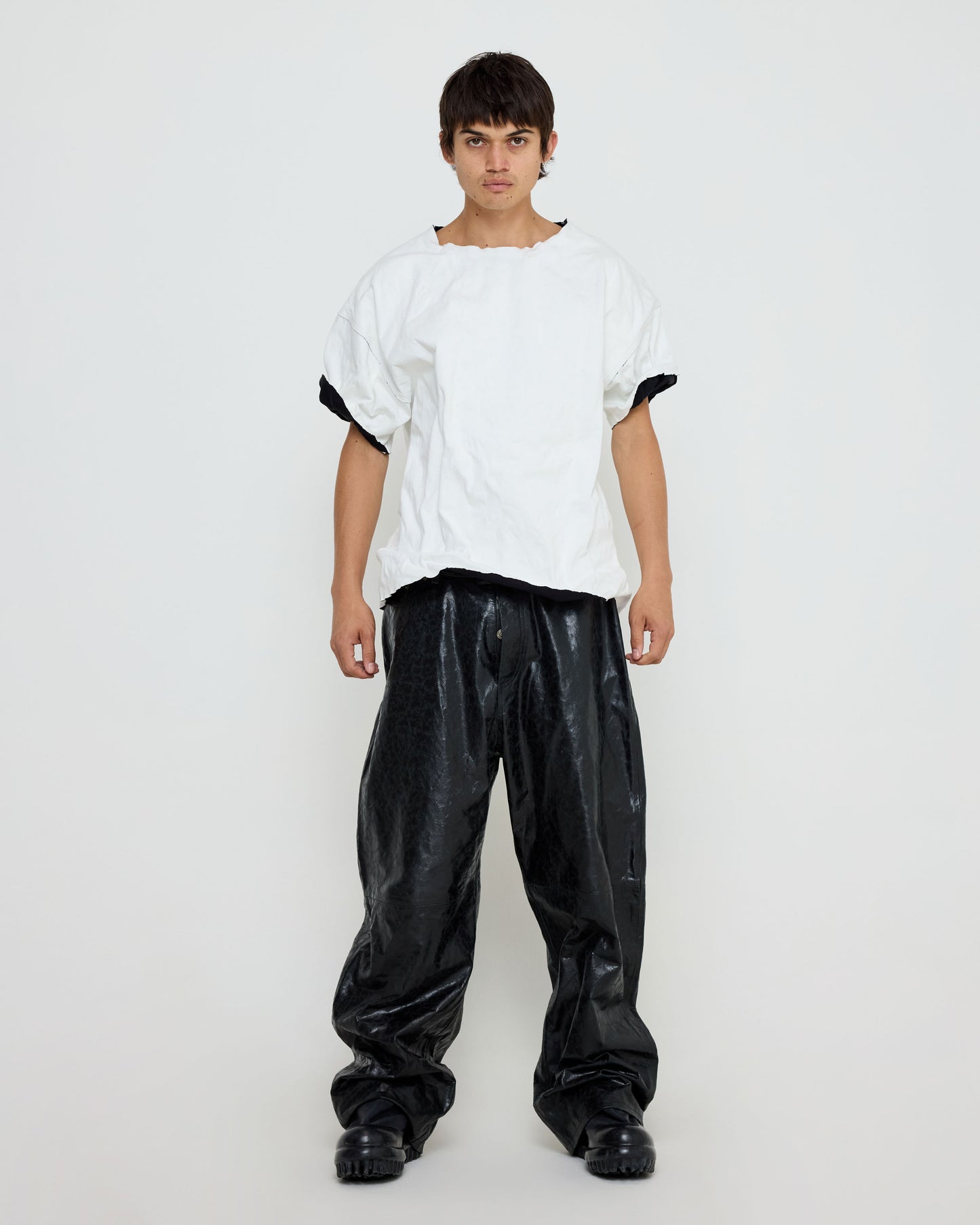 Big Daddy Leather Pant Black