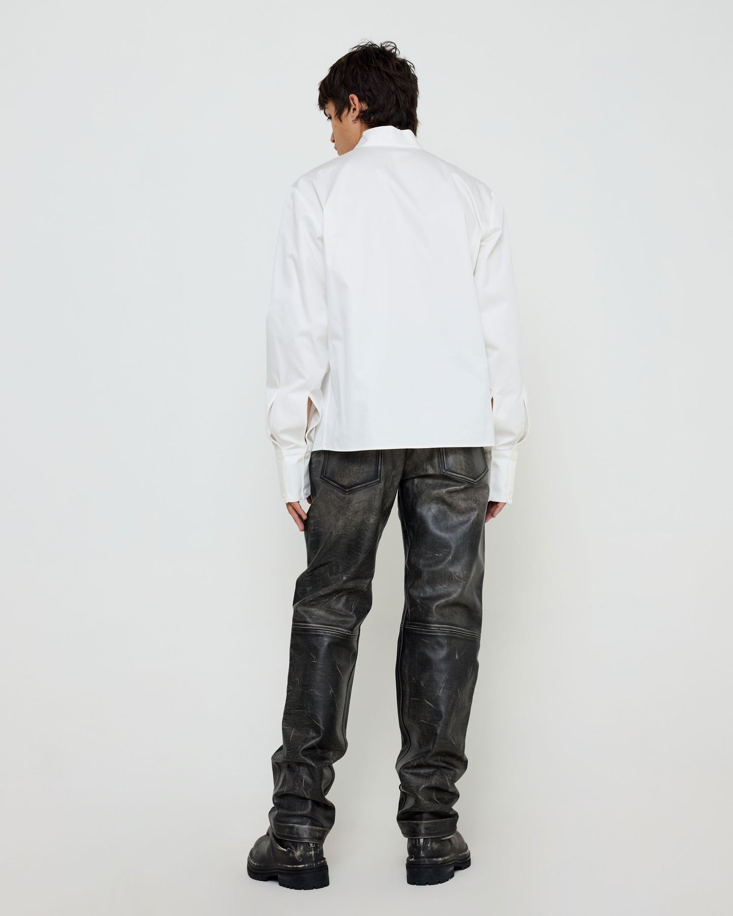 424 Smoking Shirt Salt White