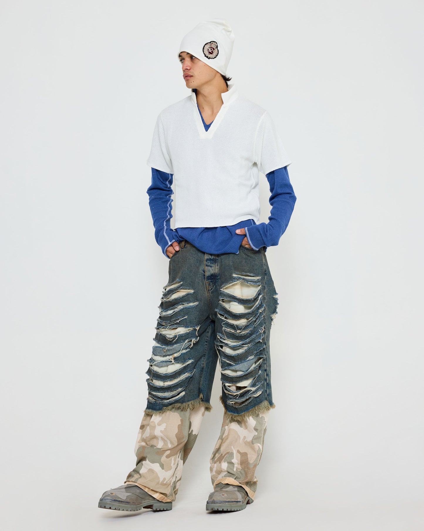Big Daddy Denim Short Blue Brown Sugar Washing