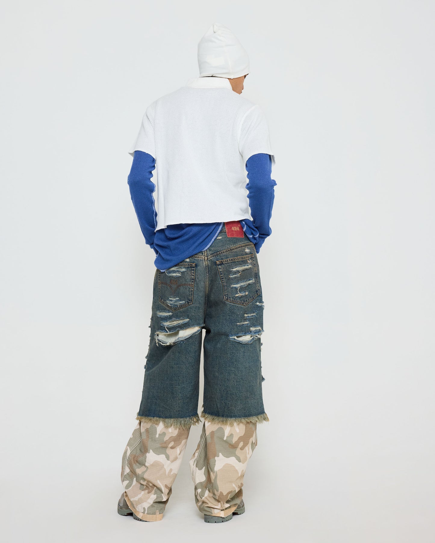 Big Daddy Denim Short Blue Brown Sugar Washing