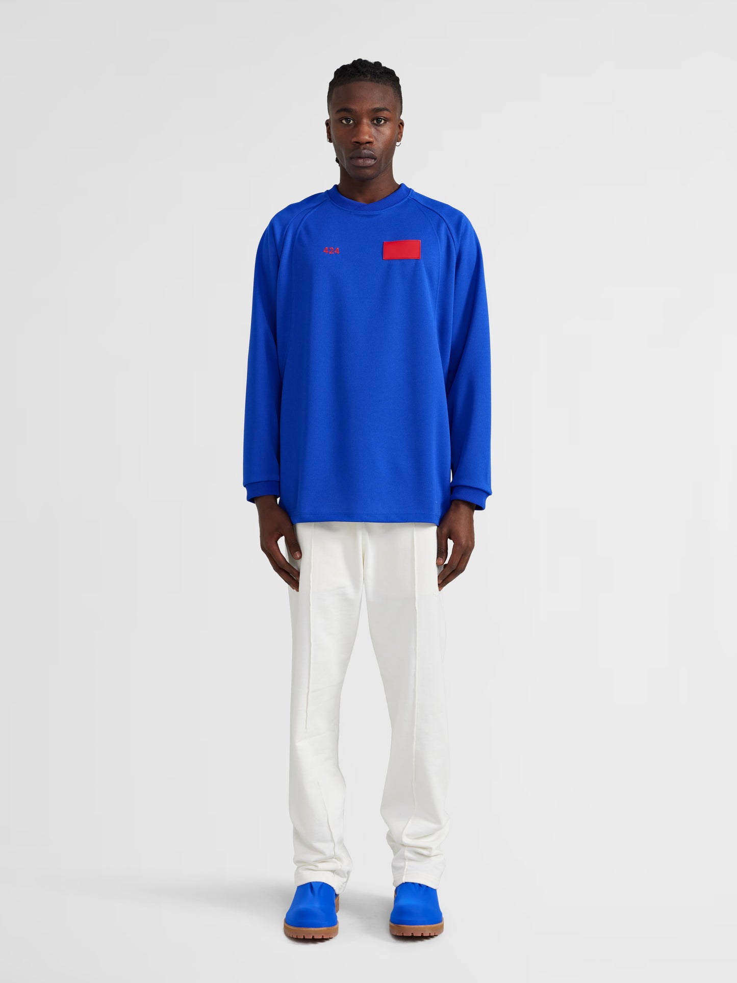 BLUE SQUARE LOGO LONG SLEEVE