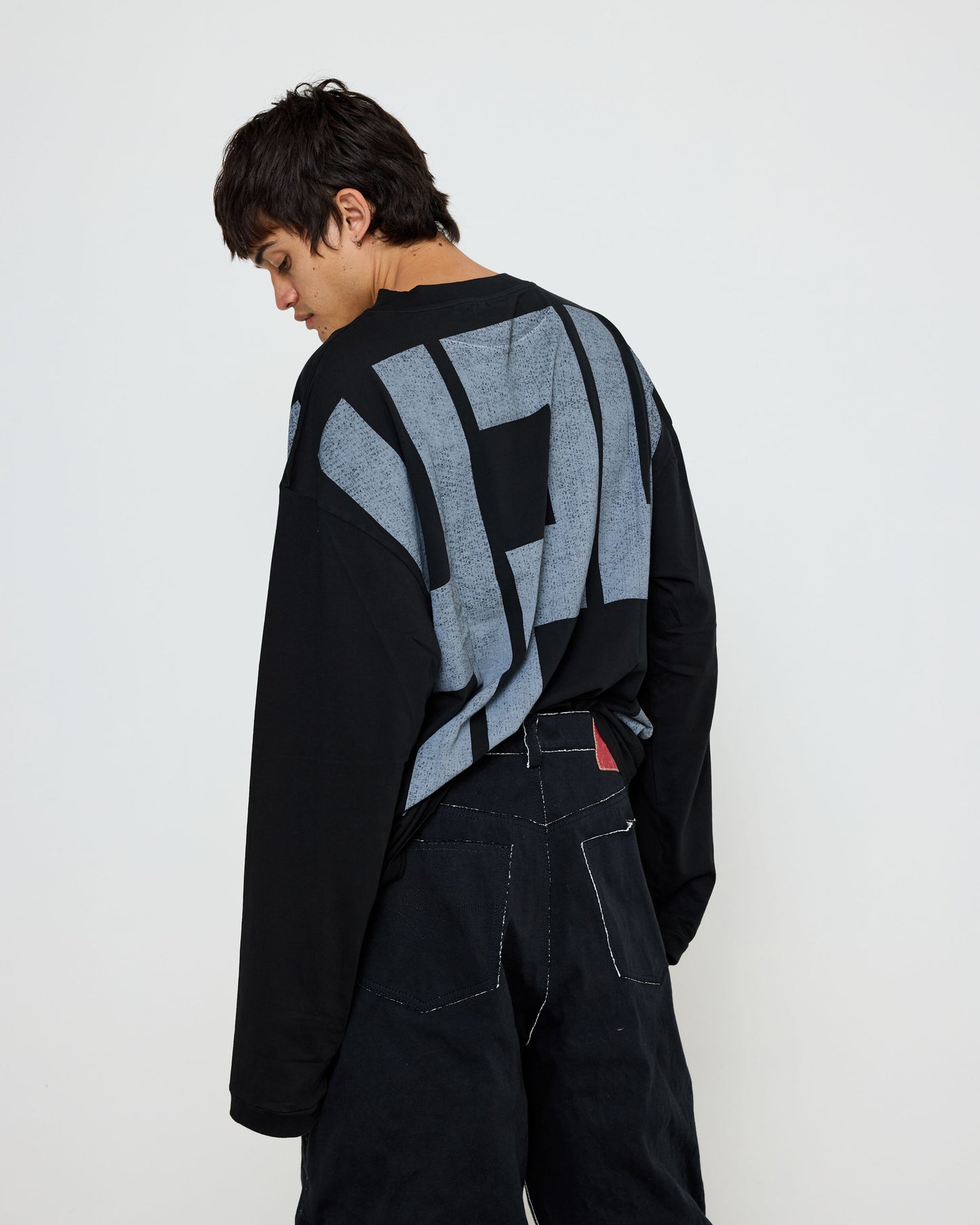 424 BLOCK TEE VINTAGE BLACK