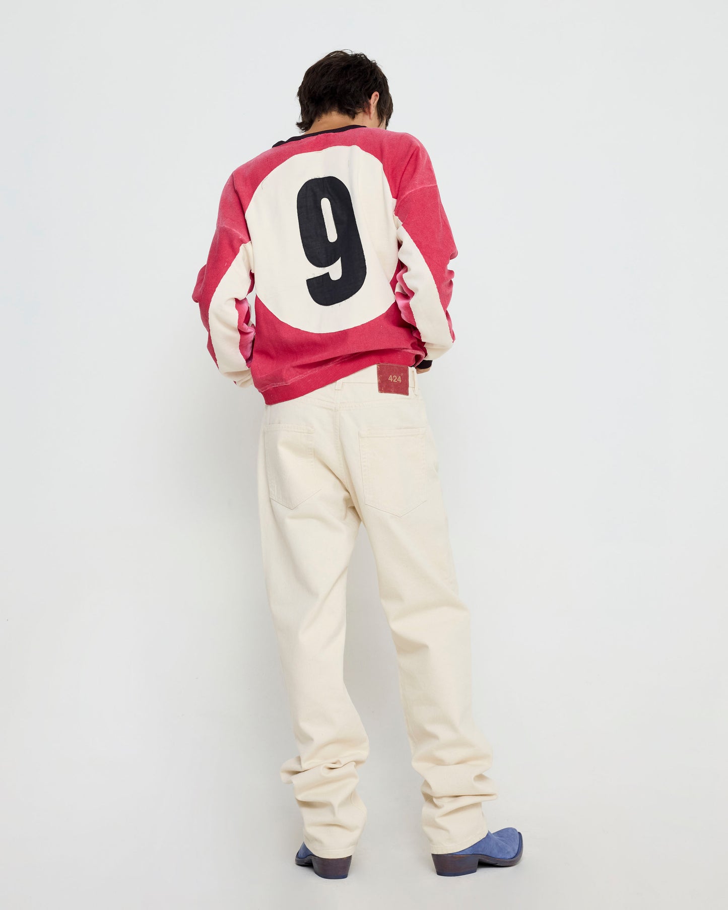 COLLECTION LOOSE DENIM FIVEPOCKETSALT WHITE RINSE