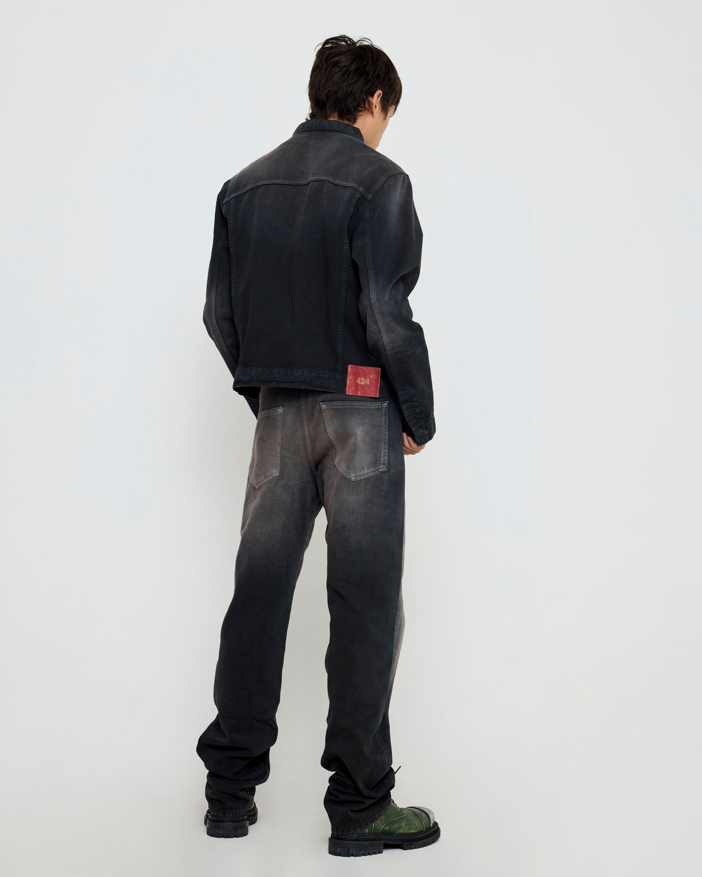 COLLECTION LOOSE DENIM FIVEPOCKET BLACK LASER