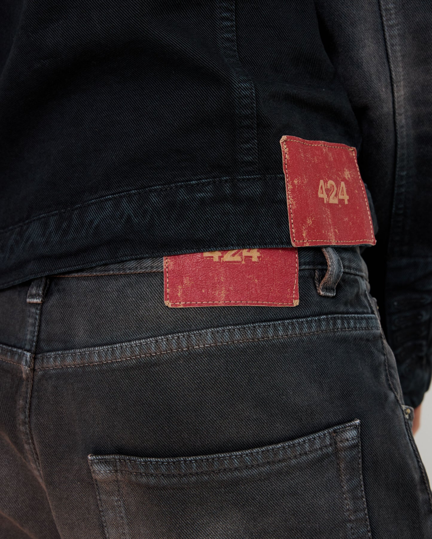 COLLECTION LOOSE DENIM FIVEPOCKET BLACK LASER
