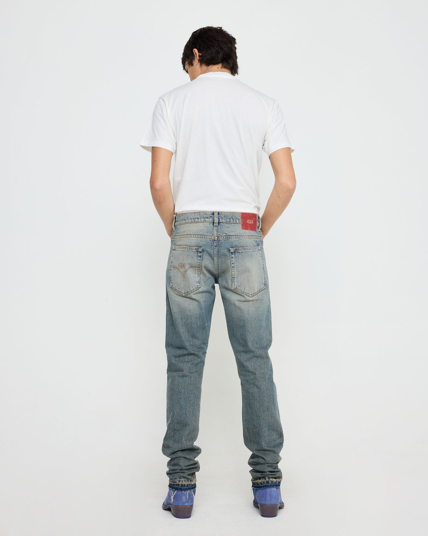 ALIAS FITTED DENIM FIVEPOCKET BLUE BROWN SUGAR WASHED