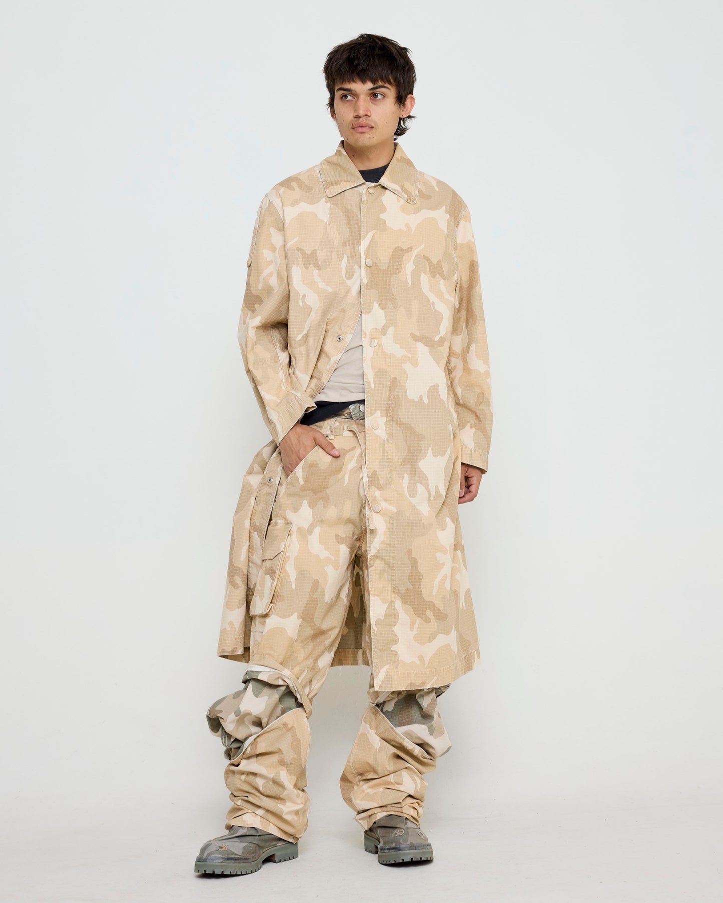Marathon Boot Rip Stop Sage Camo Stone Washed