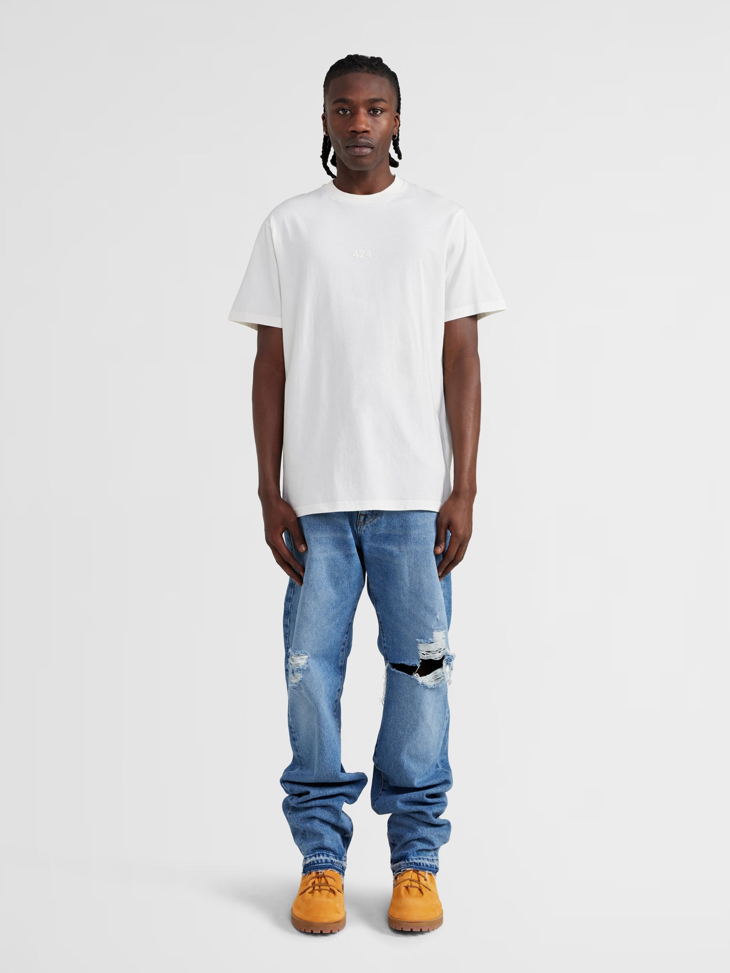 WHITE LOGO TEE