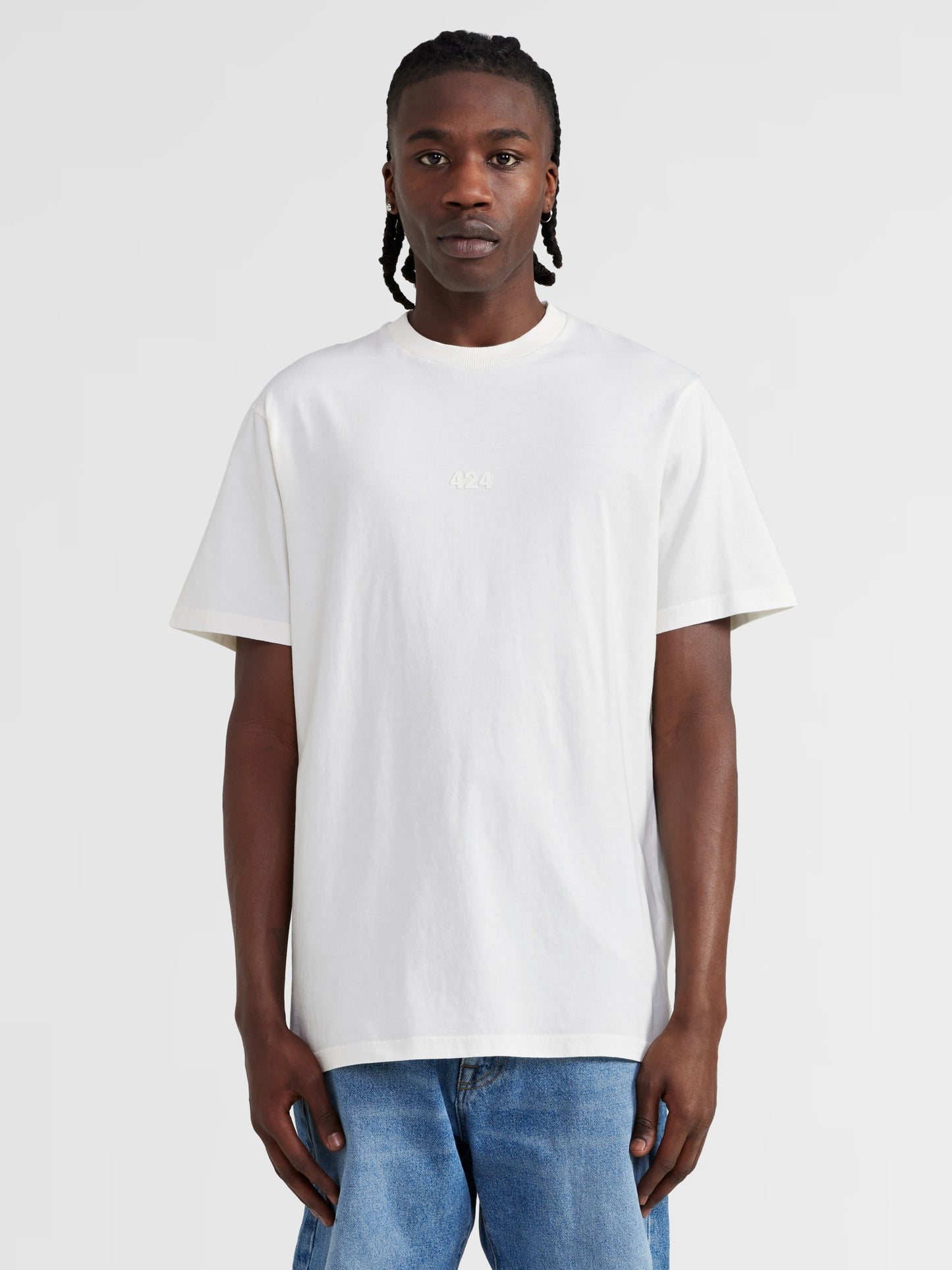 WHITE LOGO TEE