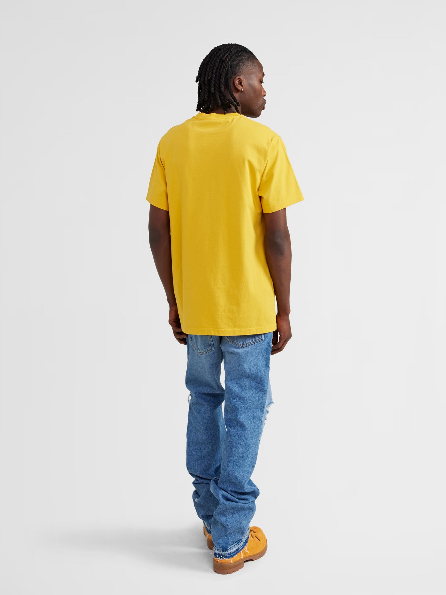 VARSITY YELLOW LOGO TEE